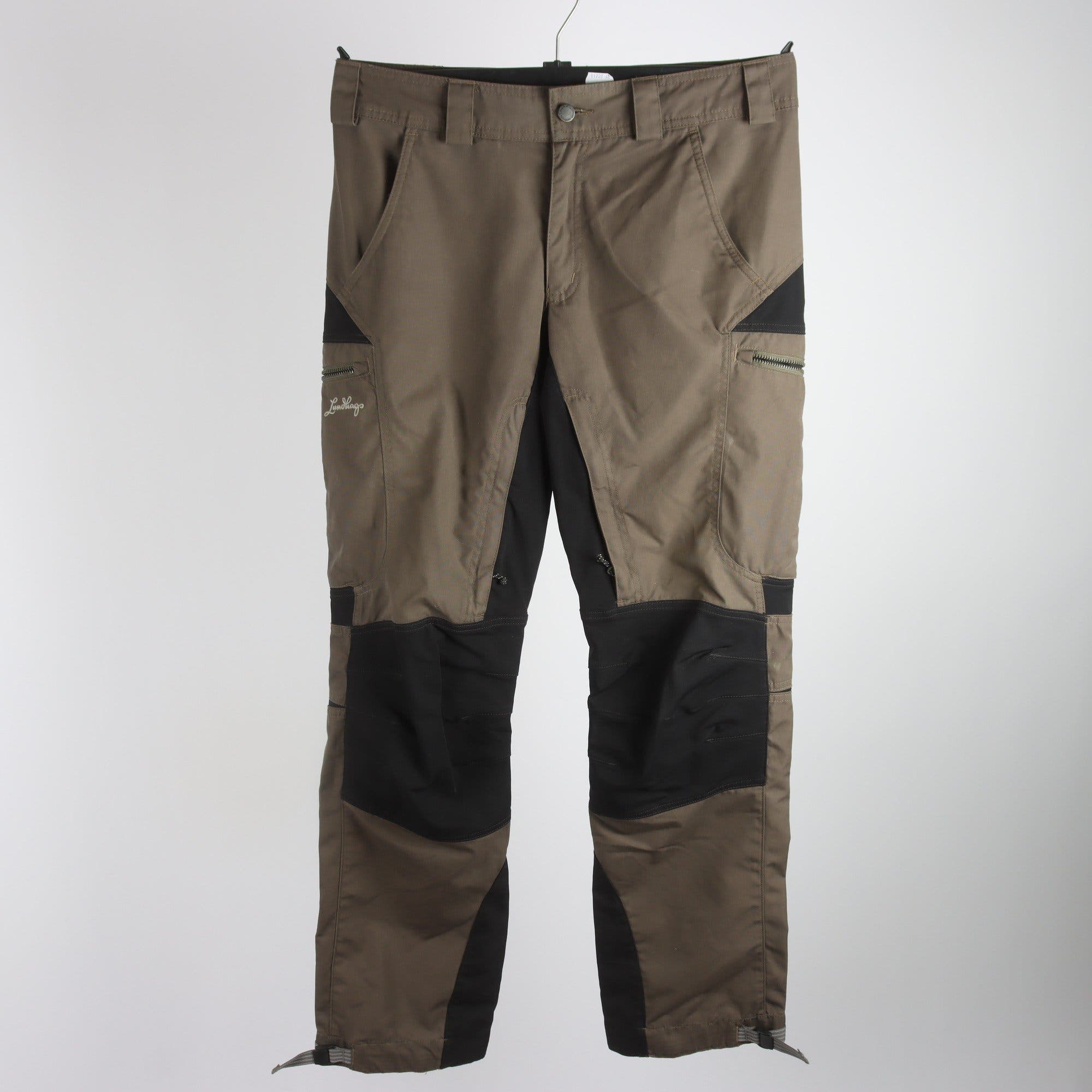 Fritidsbyxor, Lundhags, grön ,svart, stl. 48