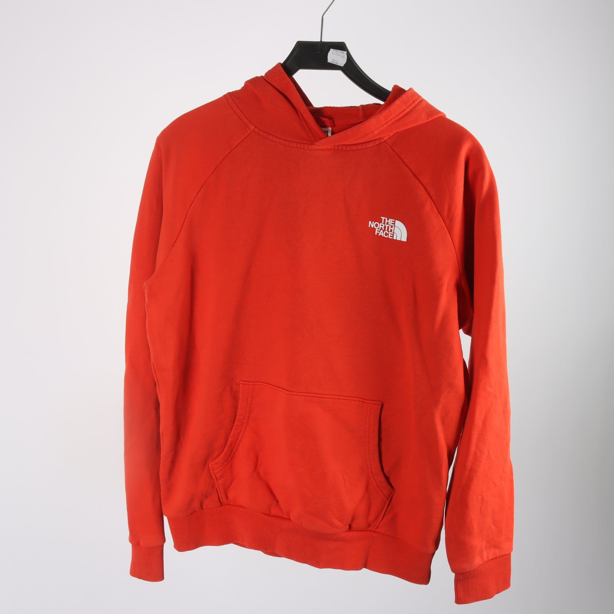 Hoodie, The North Face, orange/röd, stl. M