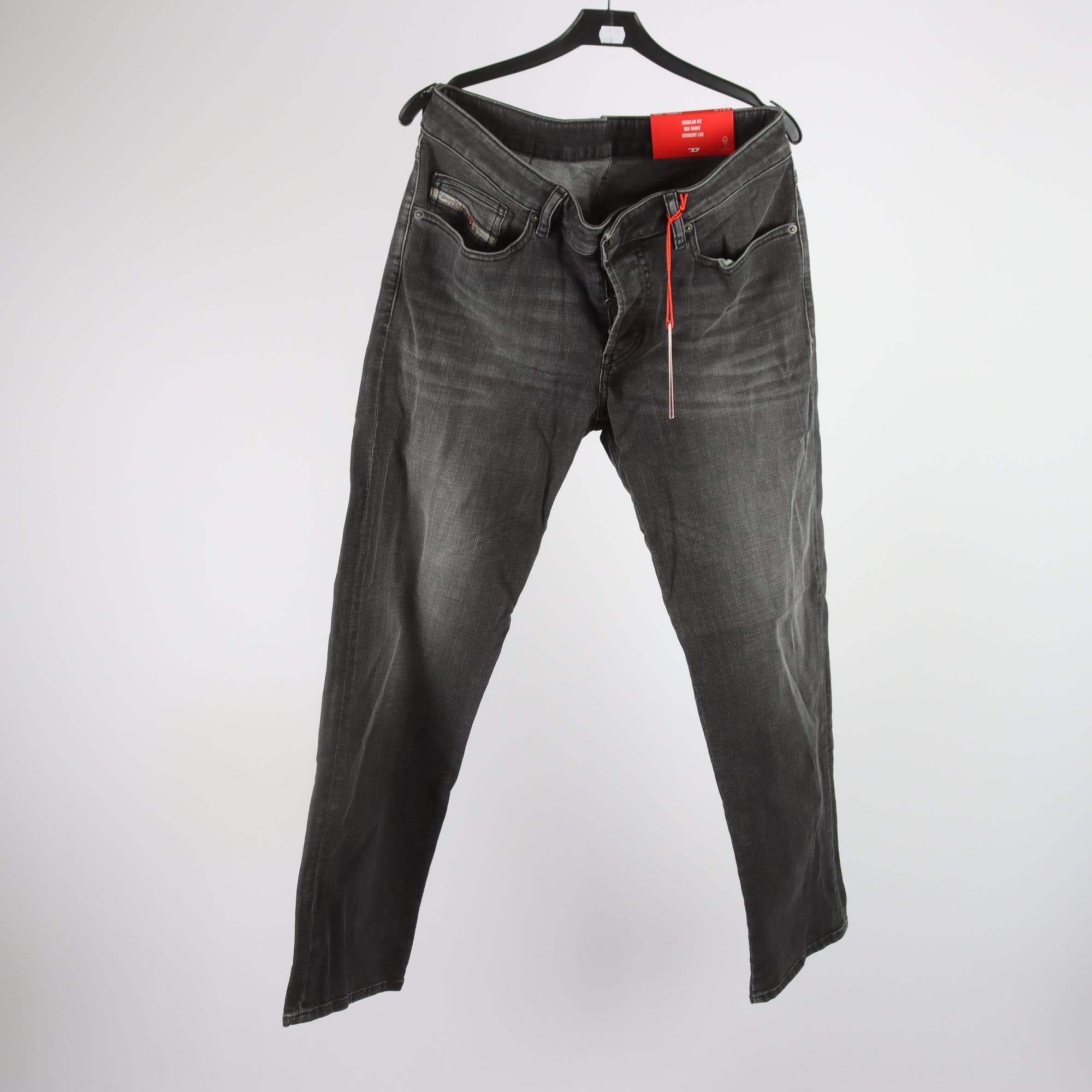 Jeans, Diesel, D-mihtry, svart, stl. 32″/32.