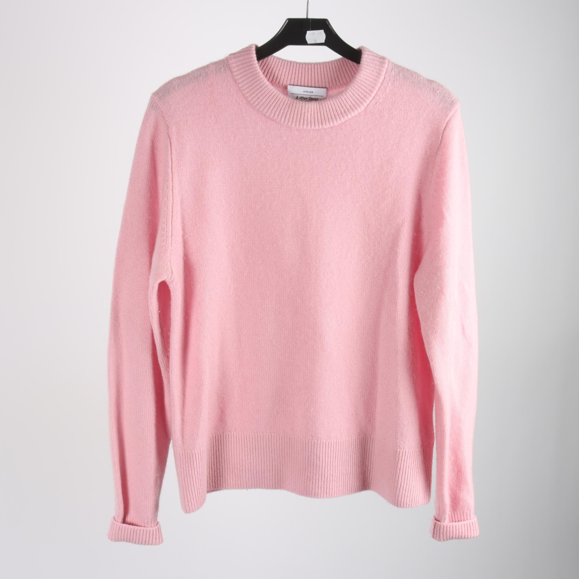 Tröja, & Other Stories, rosa, 100% cashmere, stl. S.