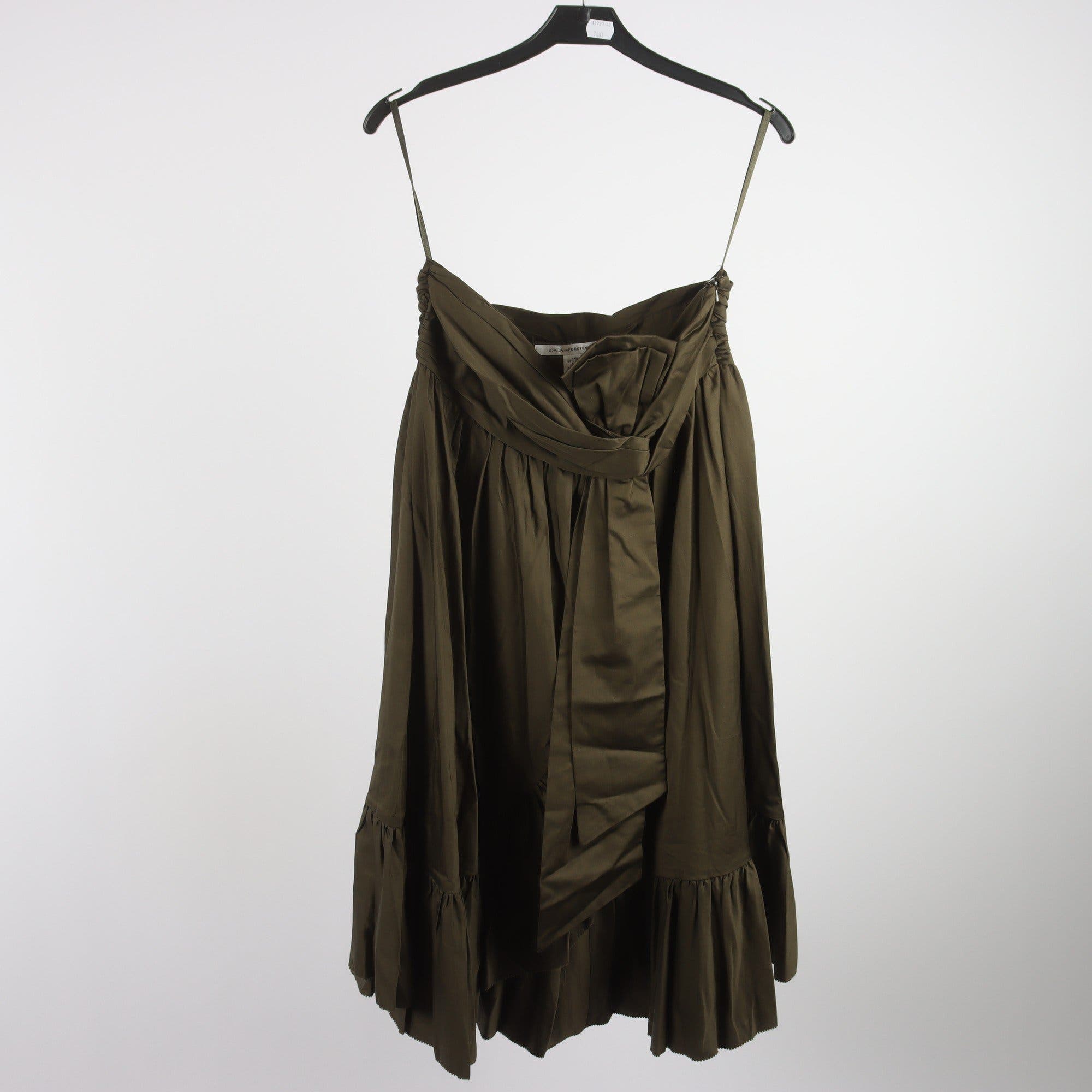 Klänning, Diane von Furstenberg, grön, stl. 4 (XS)
