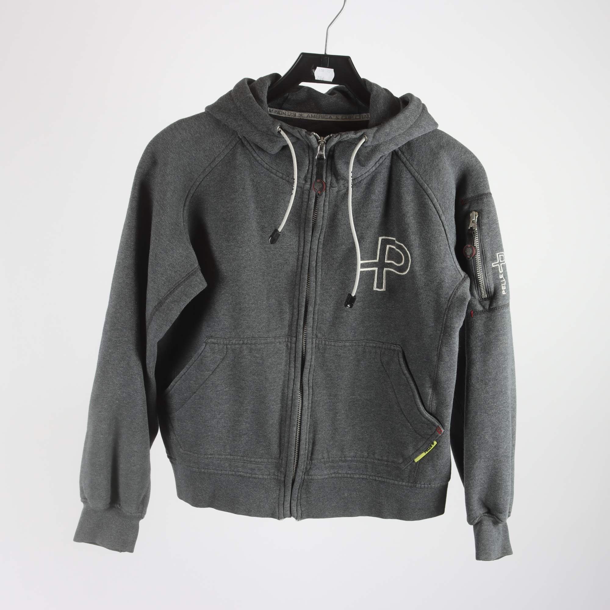 Hoodie, Pelle P, grå, stl. S.