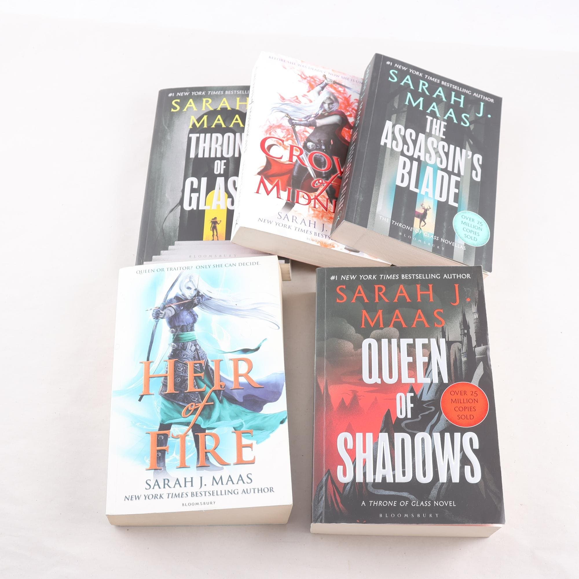 Sarah J. Maas, Throne of Glass, bokpaket med 6 volymer
