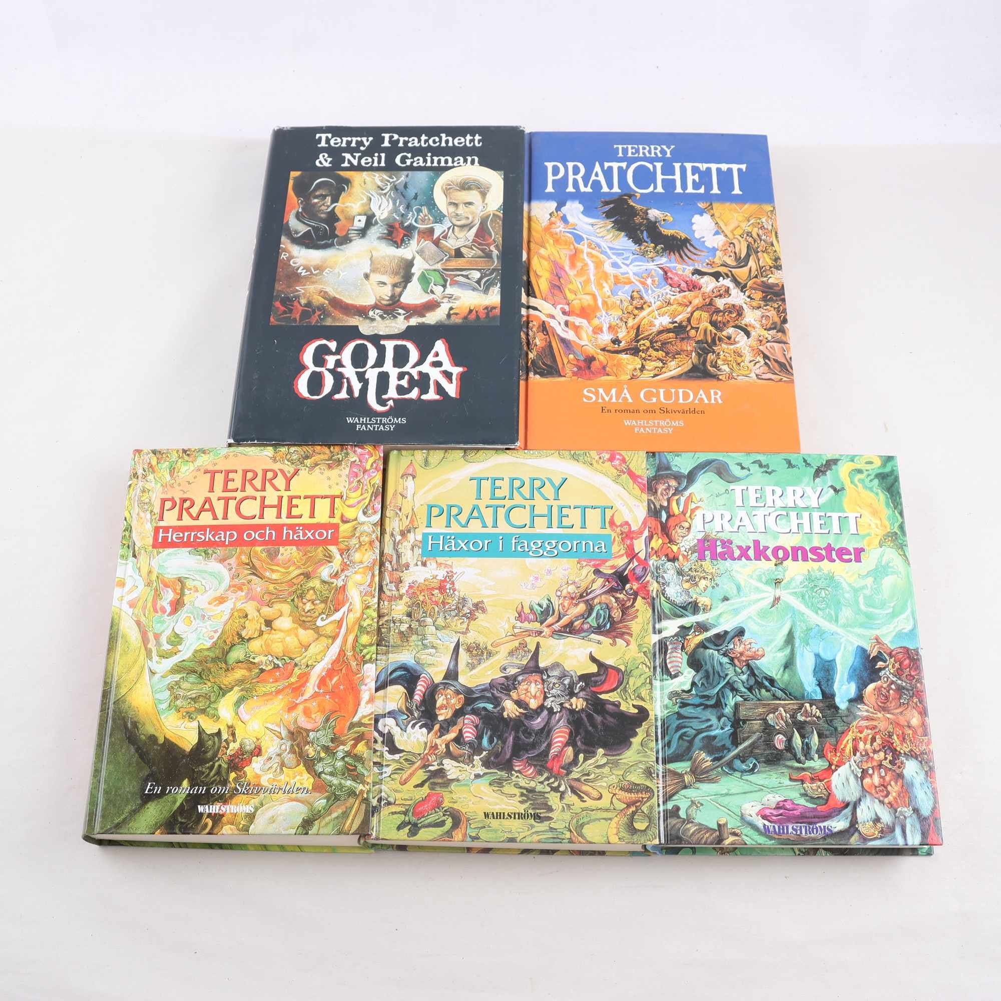 Terry Pratchett, bokpaket med 5 volymer