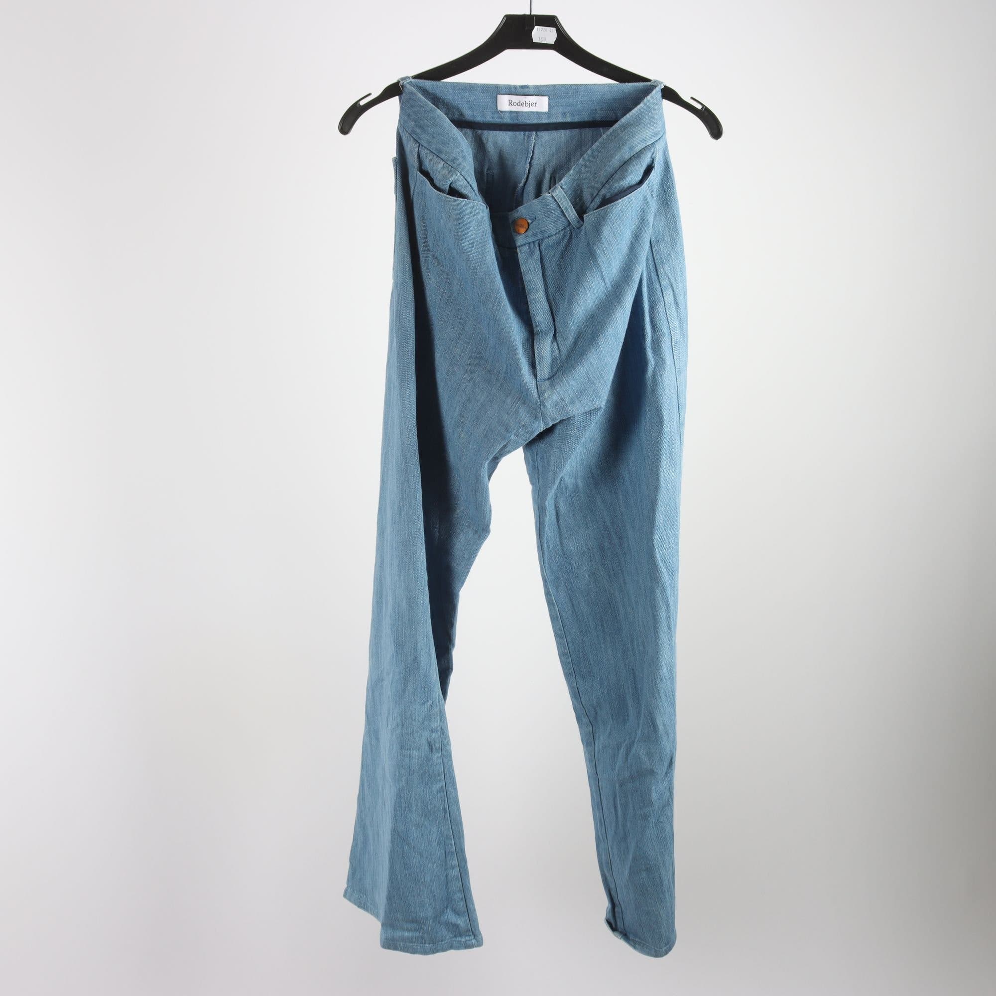 Jeans, Rodebjer, blå, stl. S