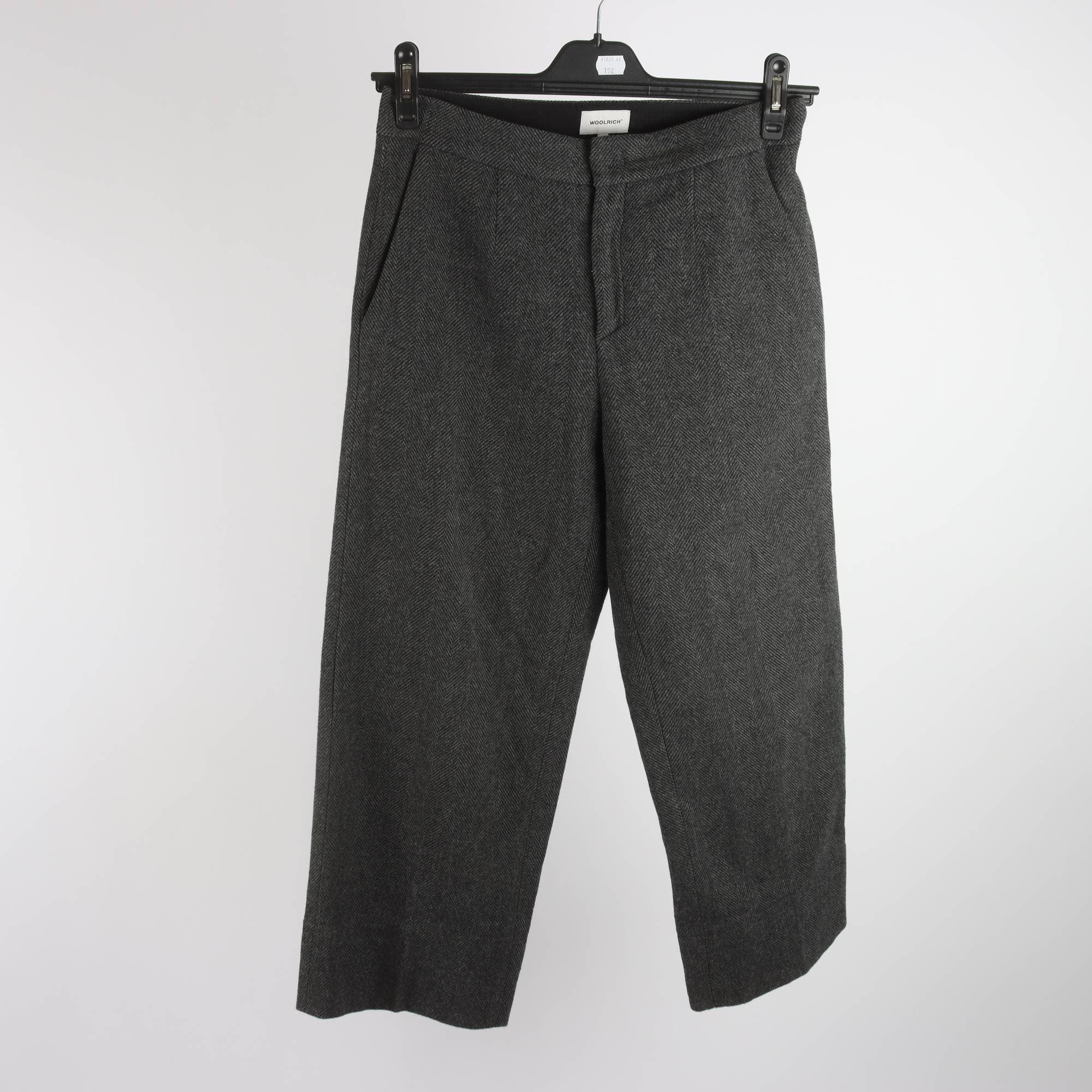 Ankelbyxor, Woolrich, grå/svart, 75% ull, stl. 26