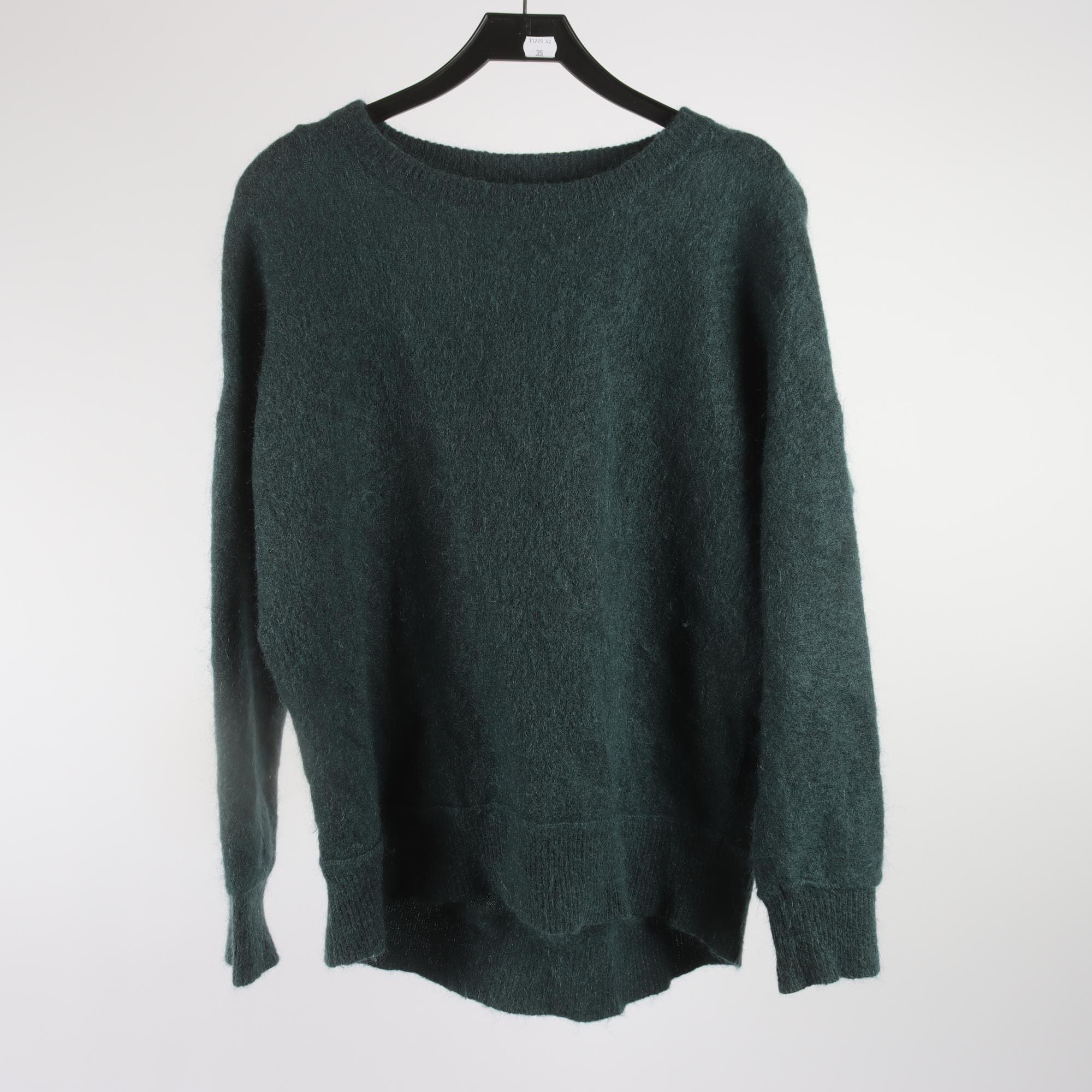 Tröja, By Malene Birger, grön, ull/mohair blandning, stl. S