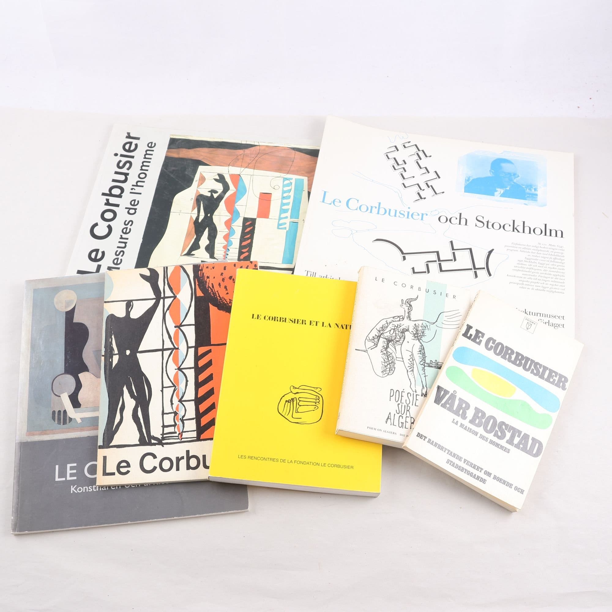 Le Corbusier, bokpaket med 7 volymer