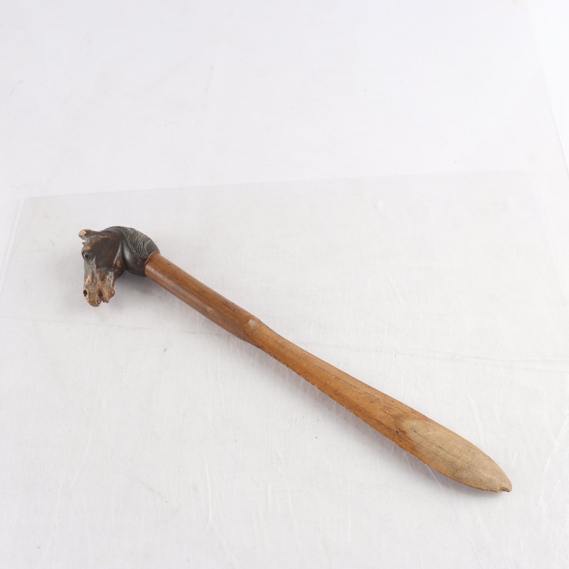 Brevkniv, utskuret hästhuvud i handtaget, 1800/1900-tal