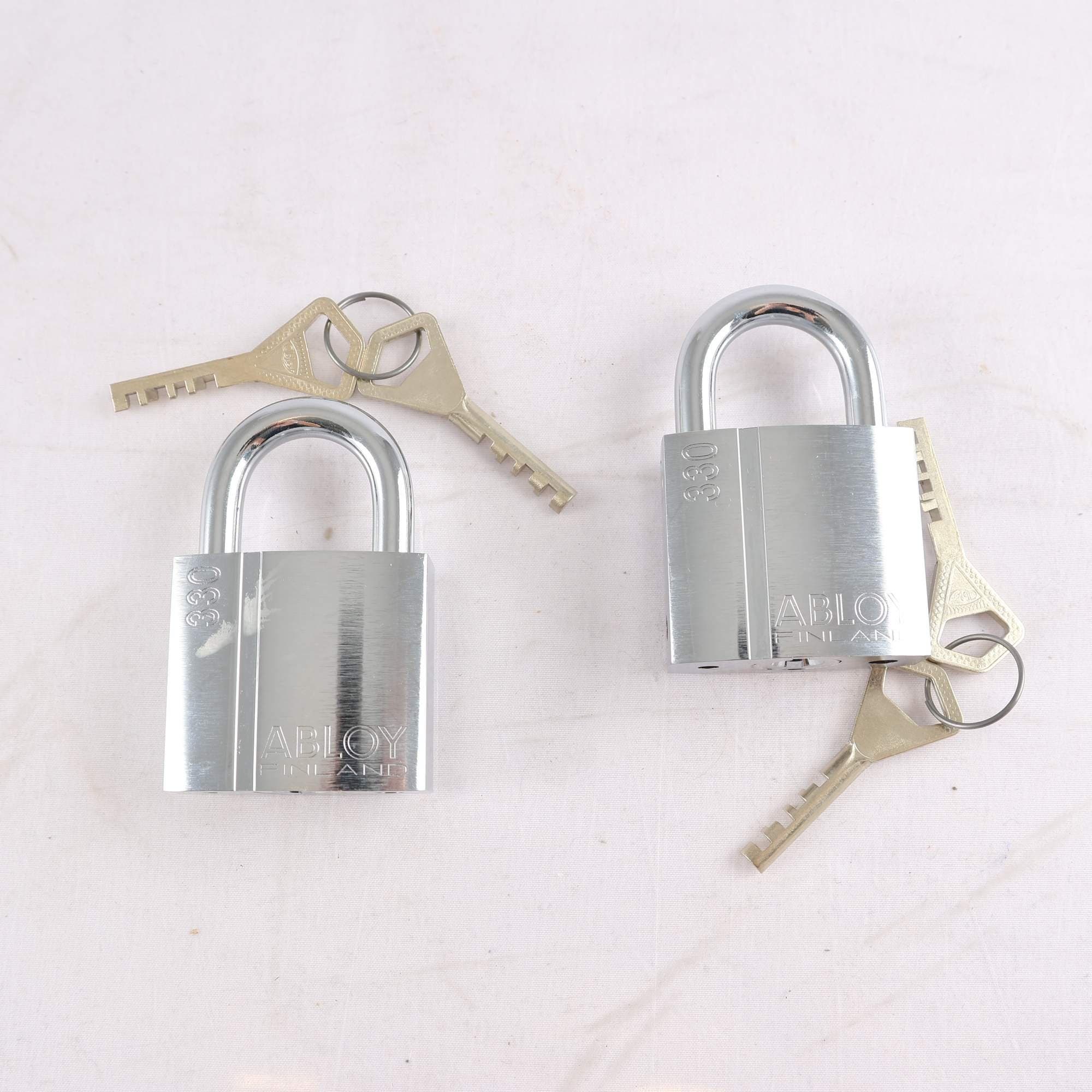 Hänglås, ASSA, ”Abloy 330”, Finland, 2 st