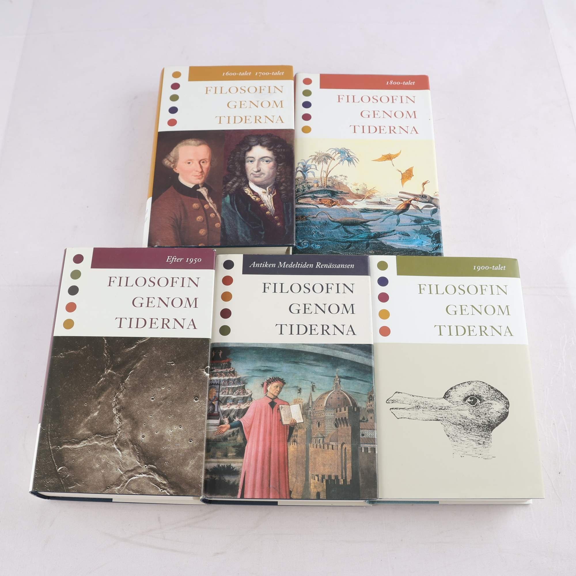 Bokpaket, ”Filosofin genom tiderna”, 5 volymer