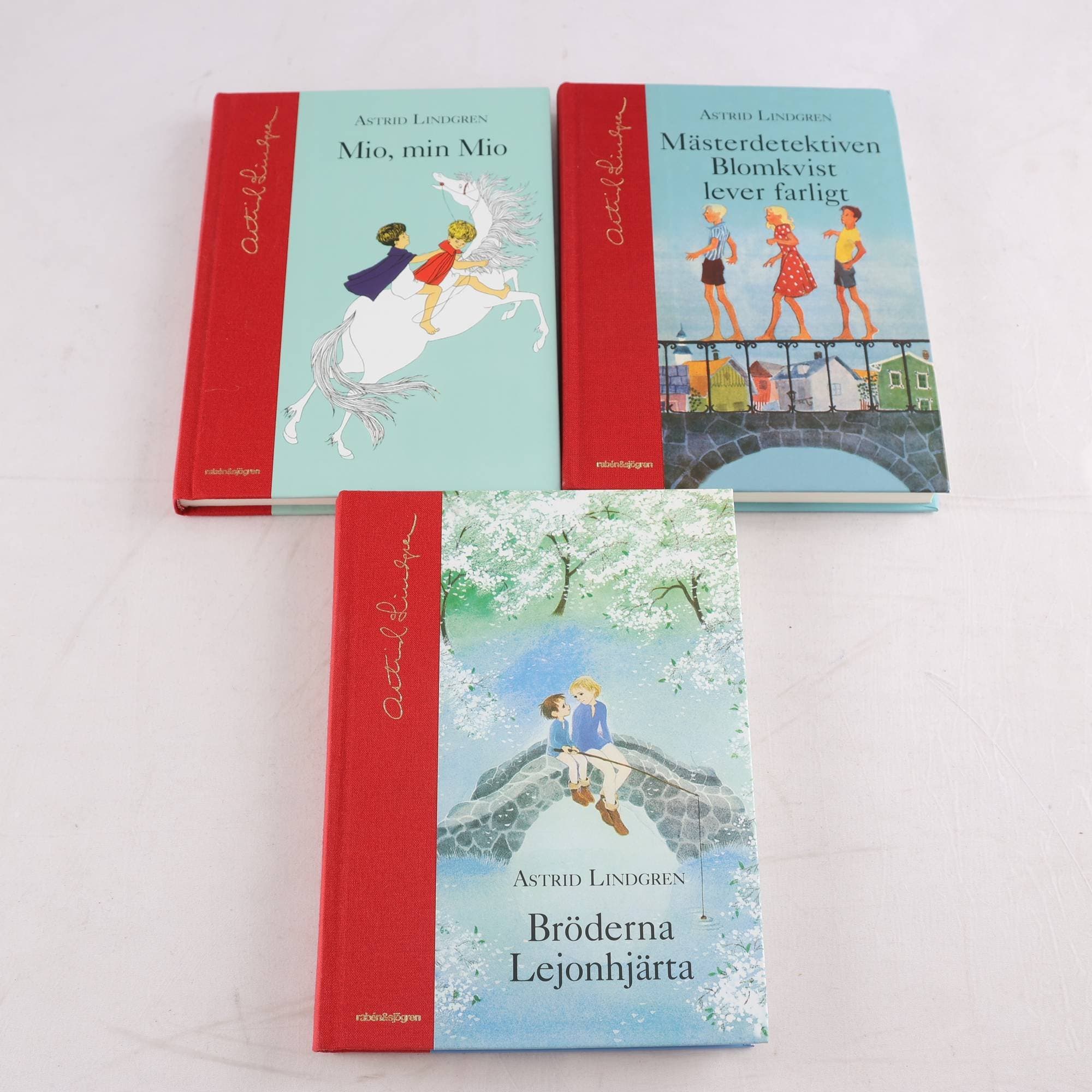 Astrid Lindgren, bokpaket med 3 volymer