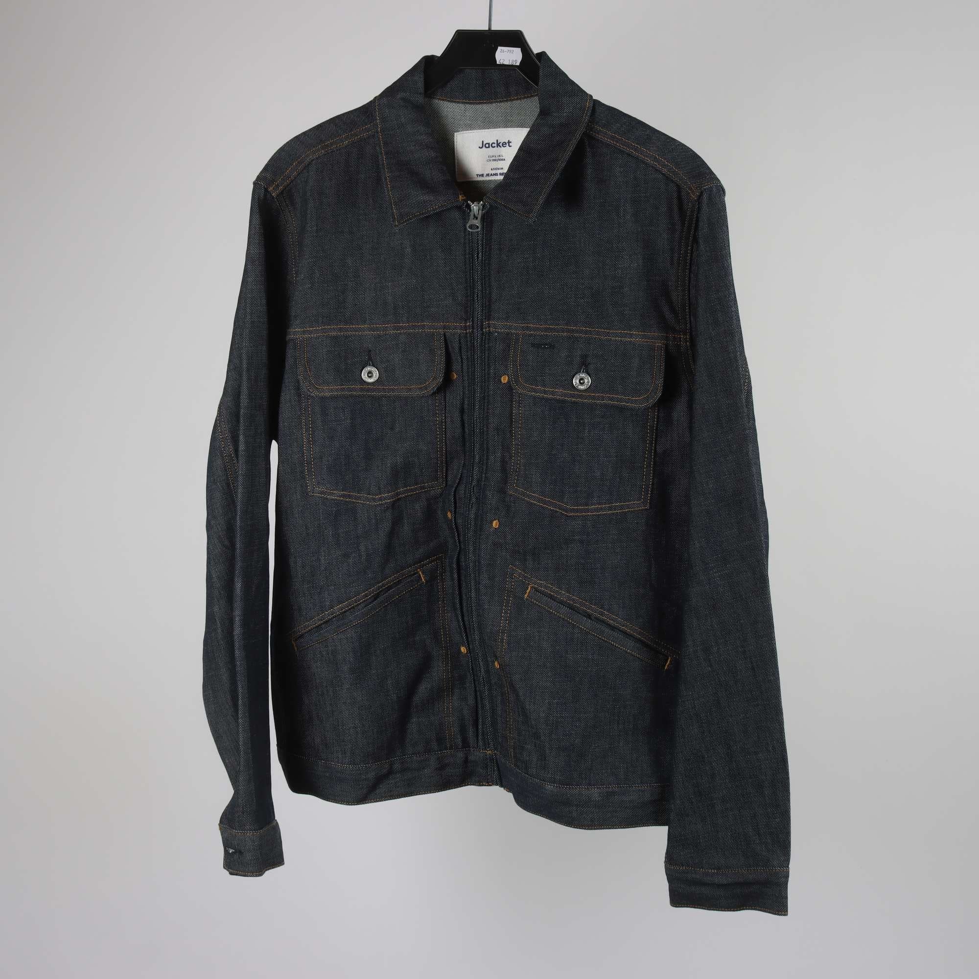 Jeansjacka, H&M, stl. L