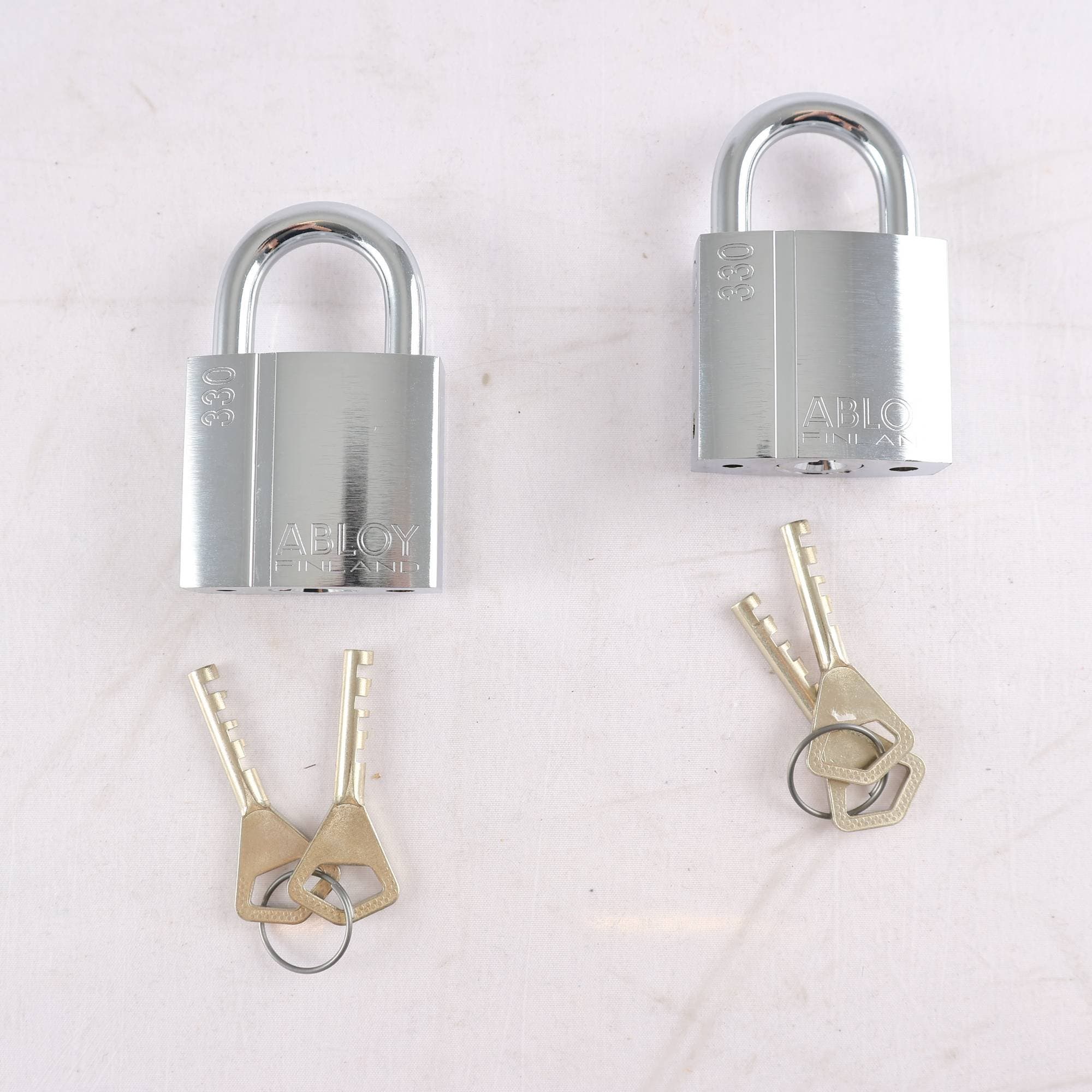 Hänglås, ASSA, ”Abloy 330”, Finland, 2 st