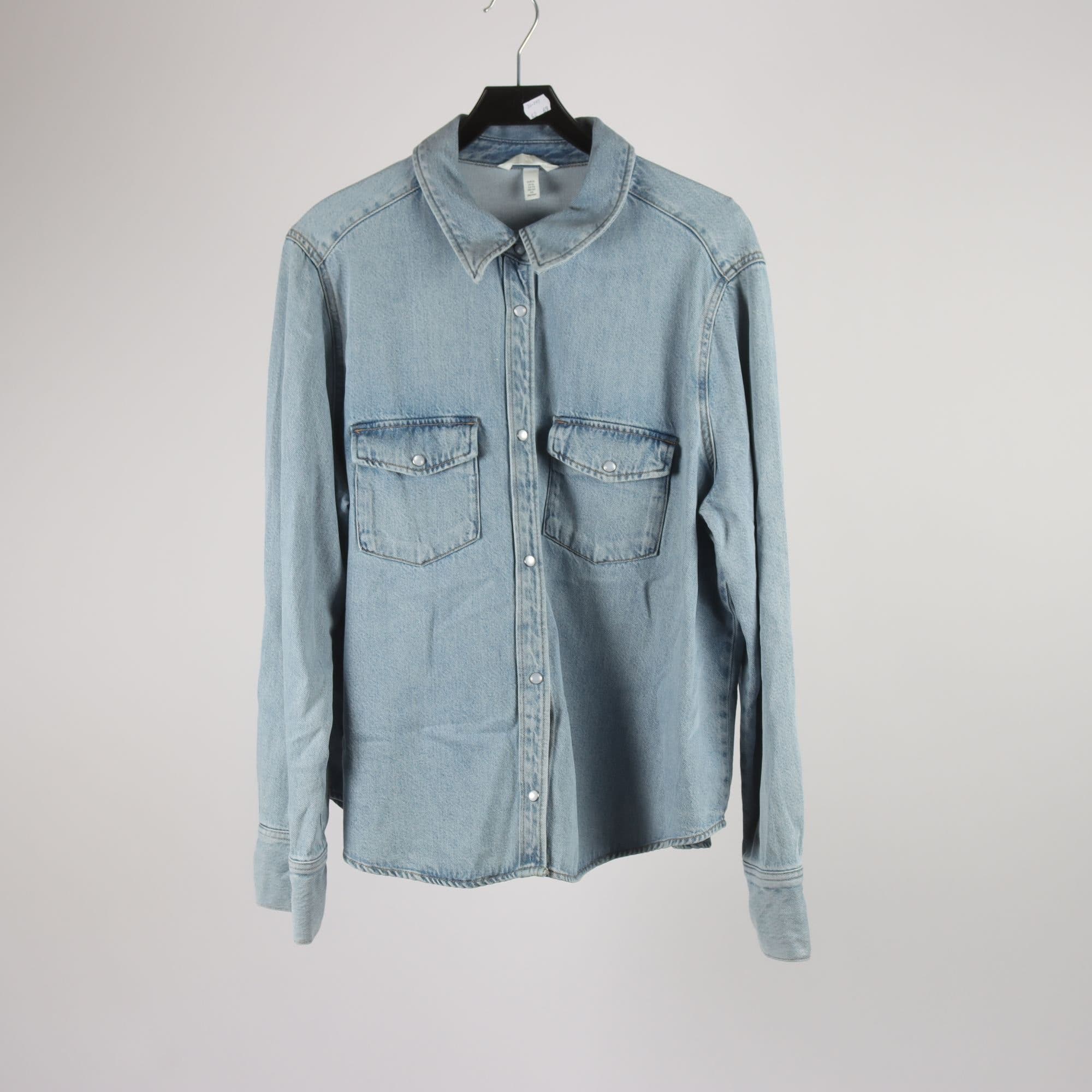 Jeansskjorta, H&M, stl. XL