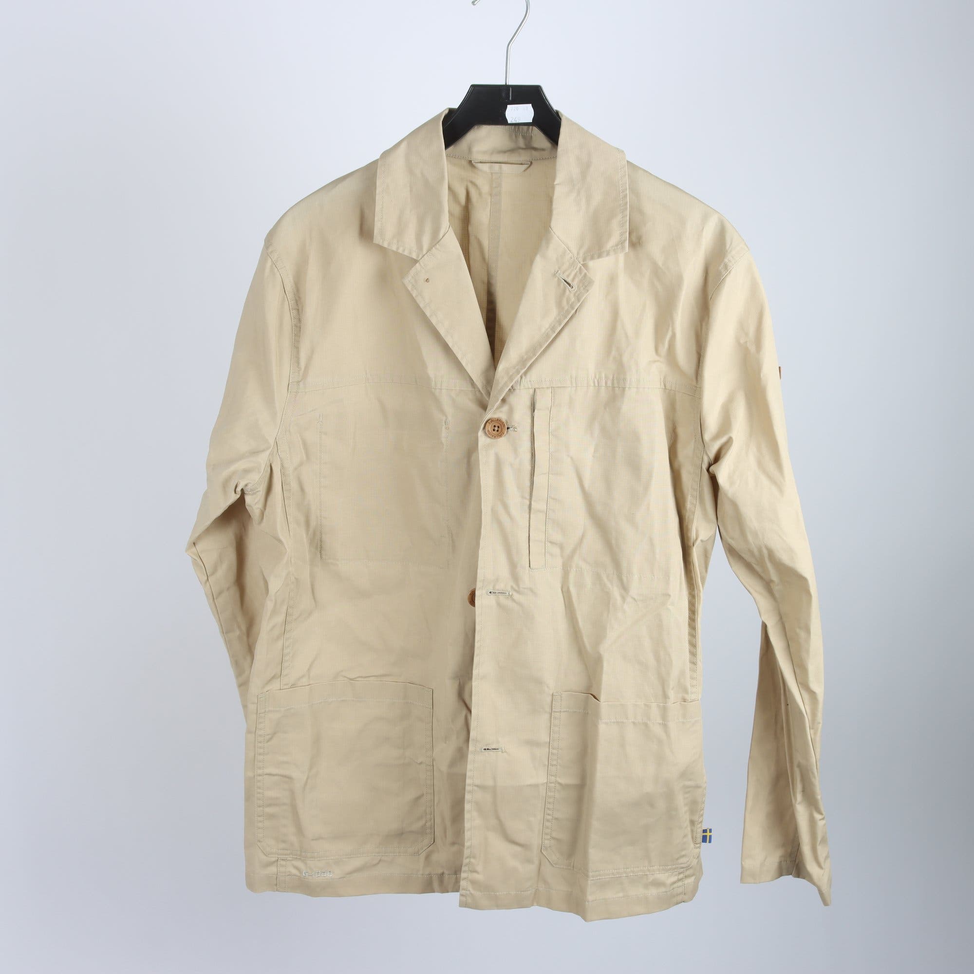 Friluftsjacka, Fjällräven, beige, stl. ca. M.