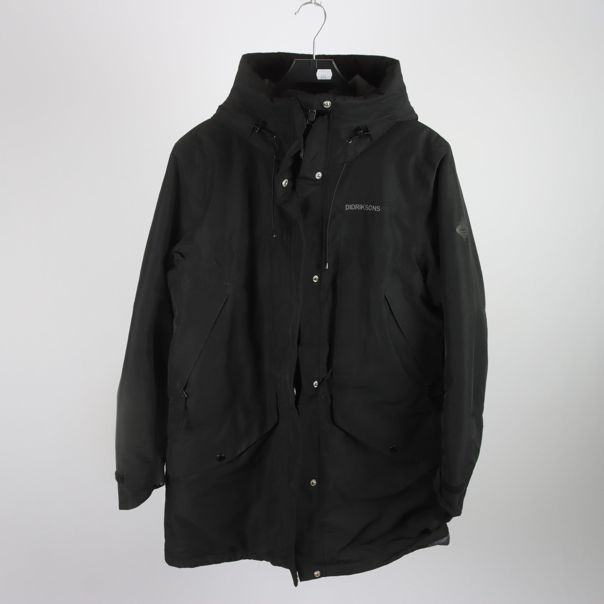 Jacka, Didriksons, svart, stl. 42