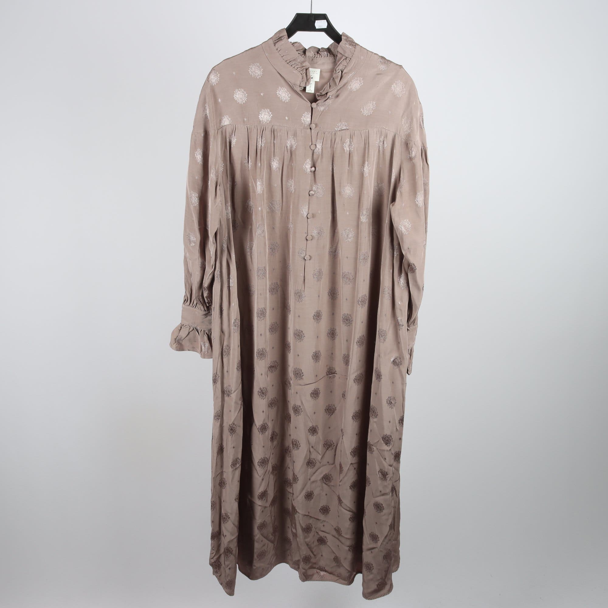 Klänning, Sandra Mansour x H&M, brun, stl. XL