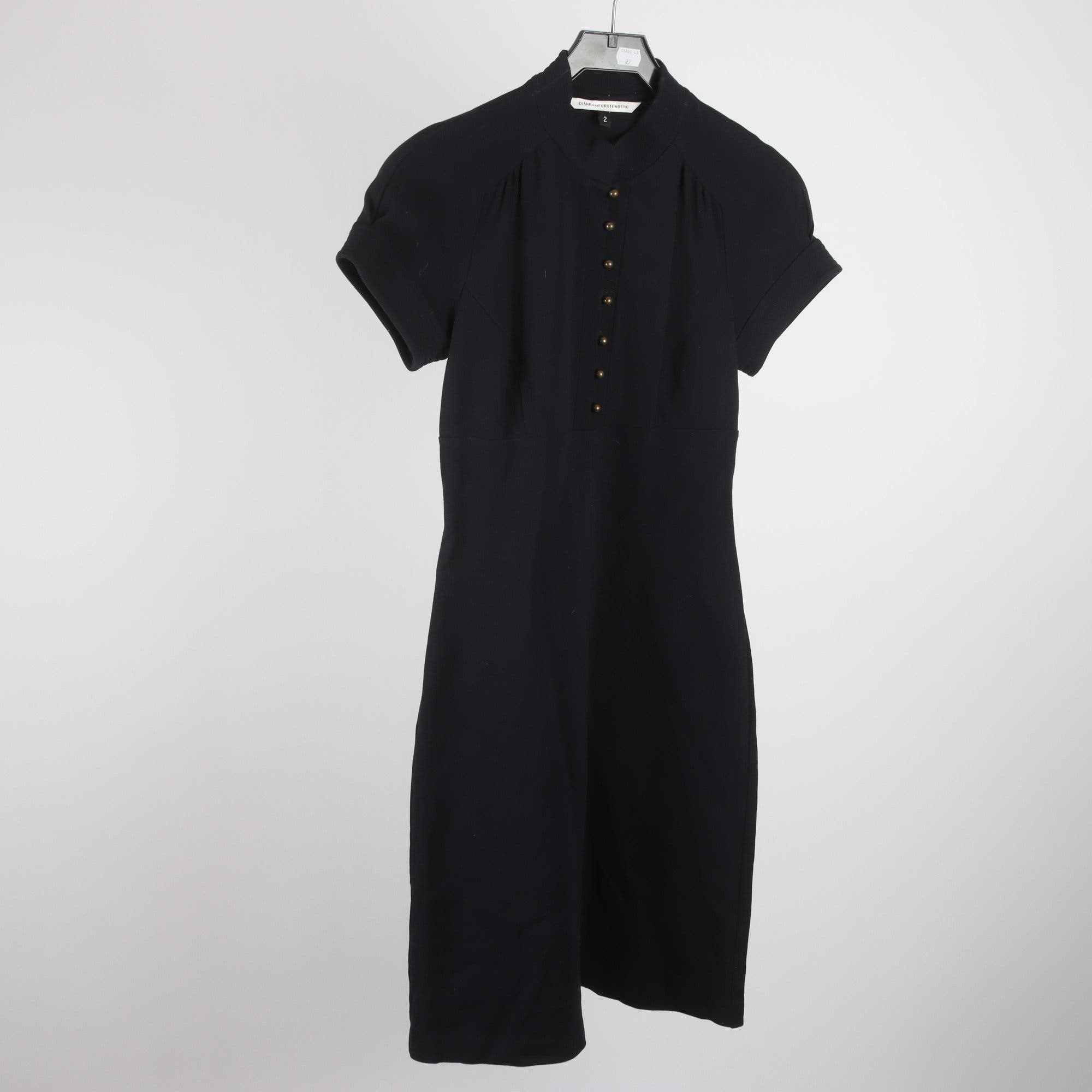 Klänning, Diane von Furstenberg, blå, stl. 2 (XS)