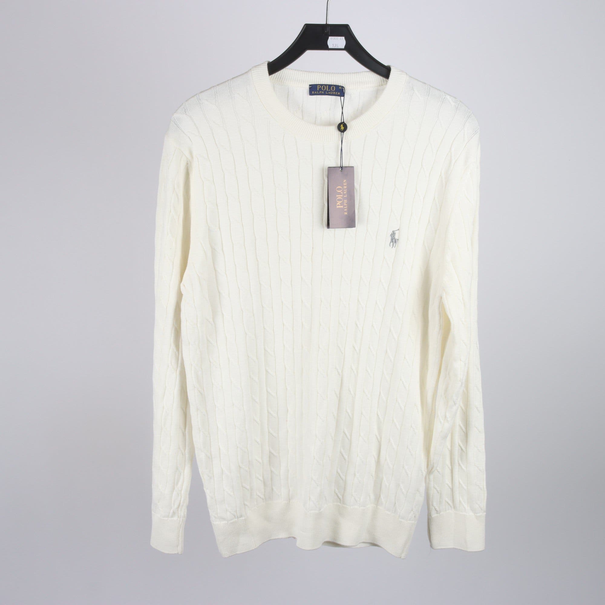 Tröja, Polo Ralph Lauren, vit, stl. XL