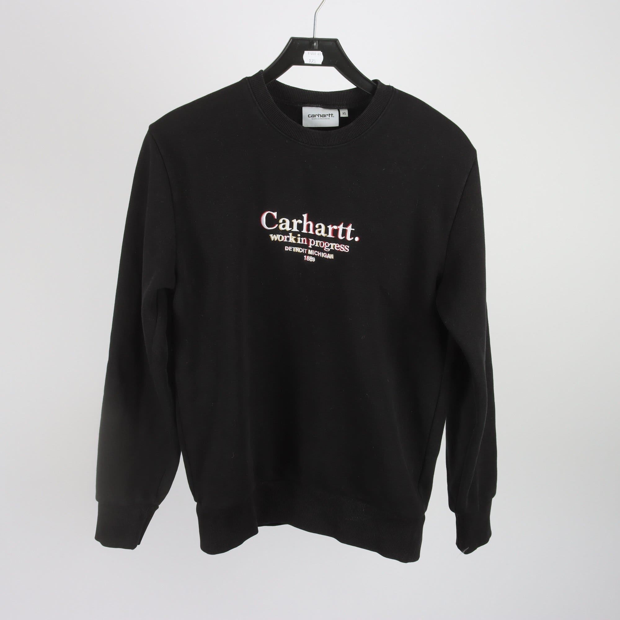 Sweatshirt, Carhartt, svart, stl. XS