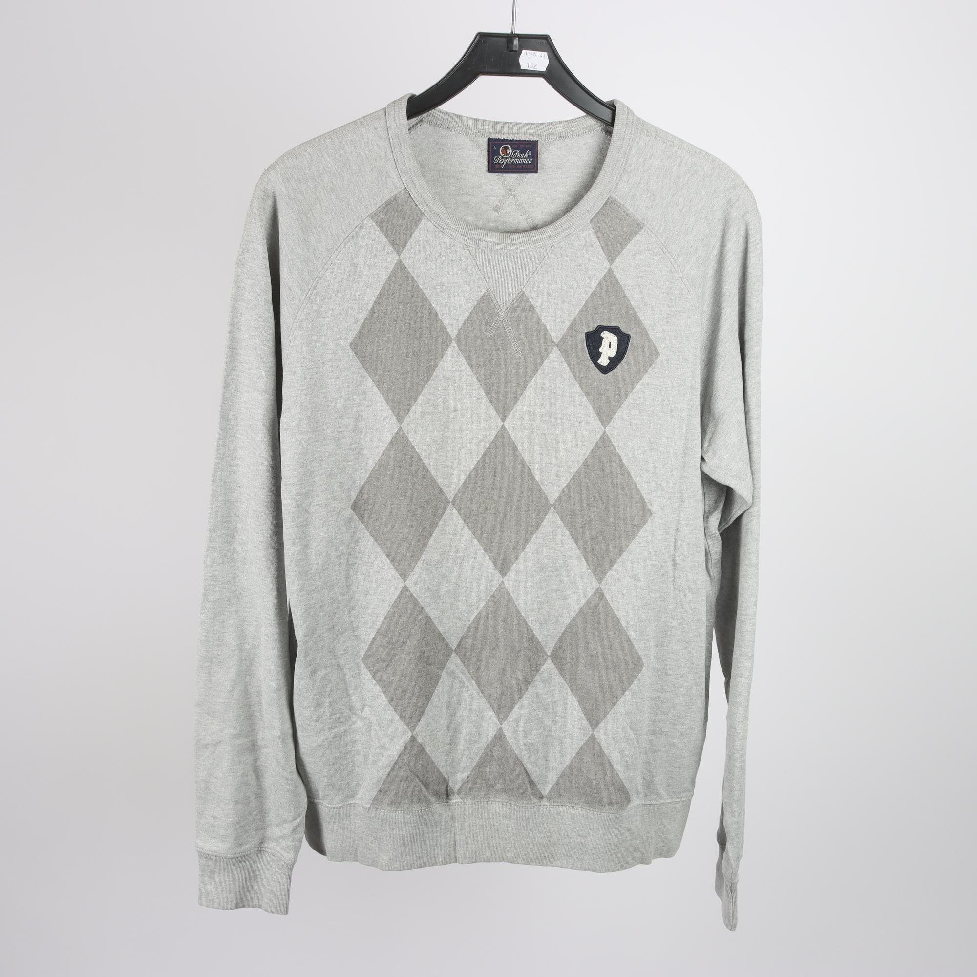 Sweatshirt, PeakPerformance, grå, stl. L