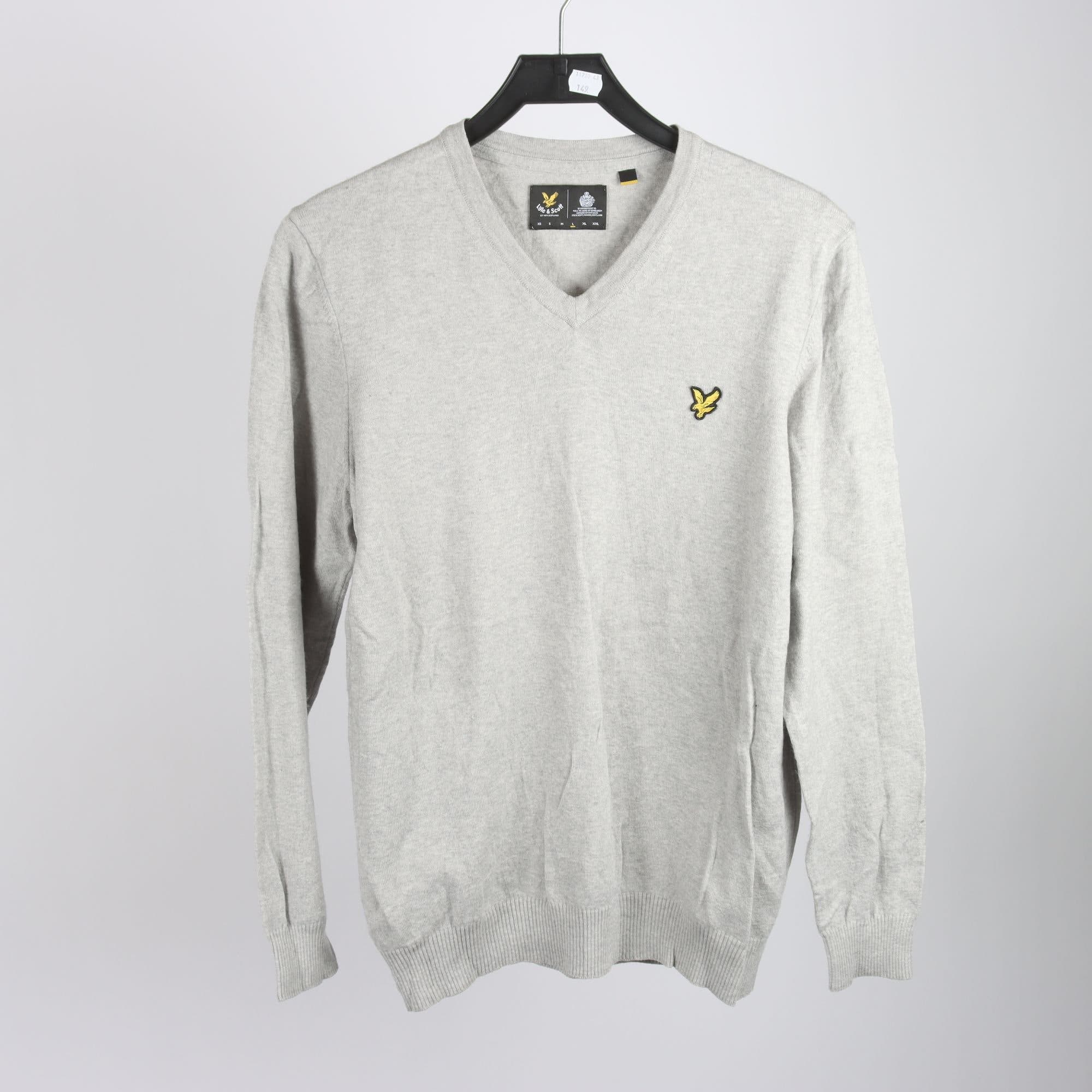 Tröja, Lyle & Scott, grå, stl. L