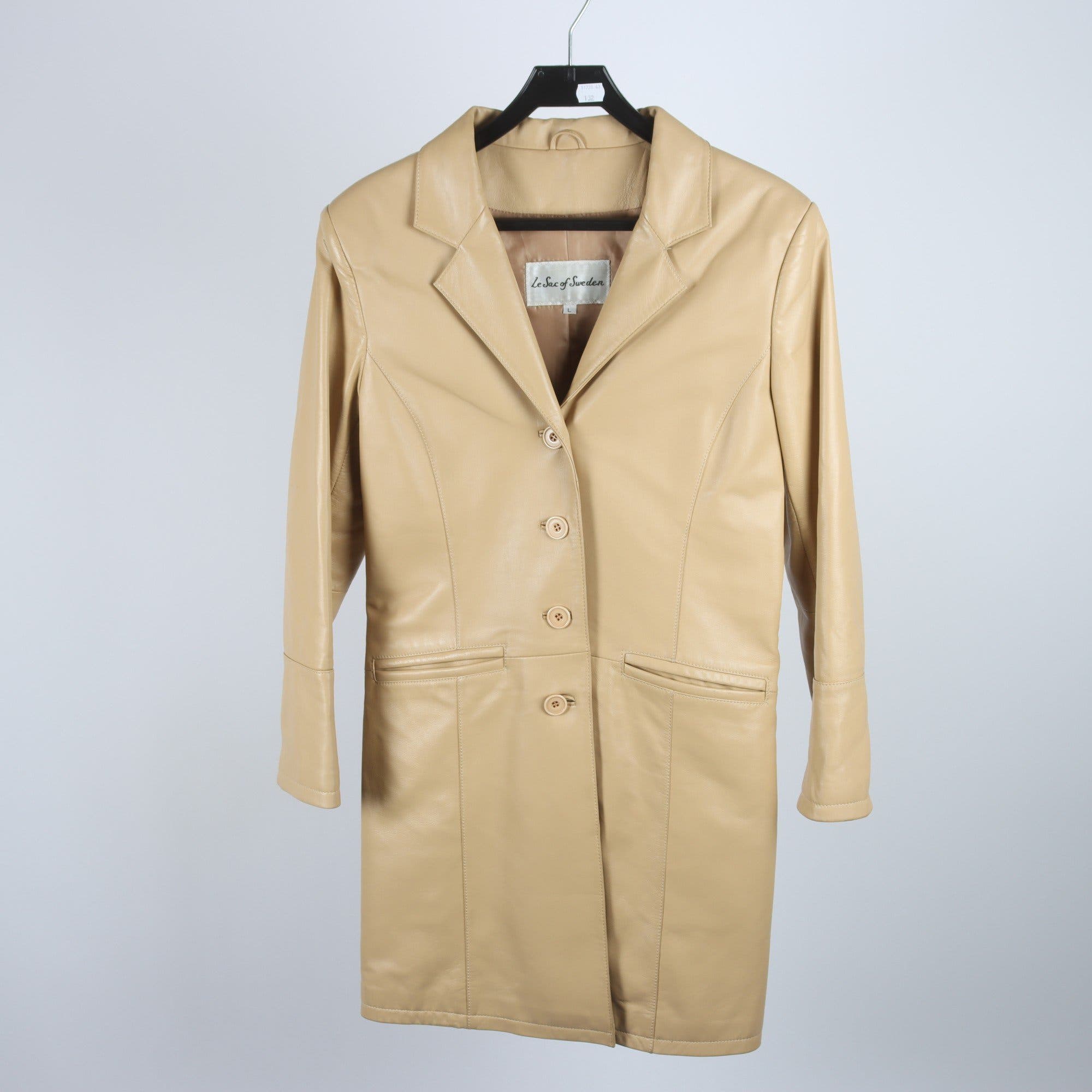 Skinnkappa, Le Sac of Sweden, beige, stl. L