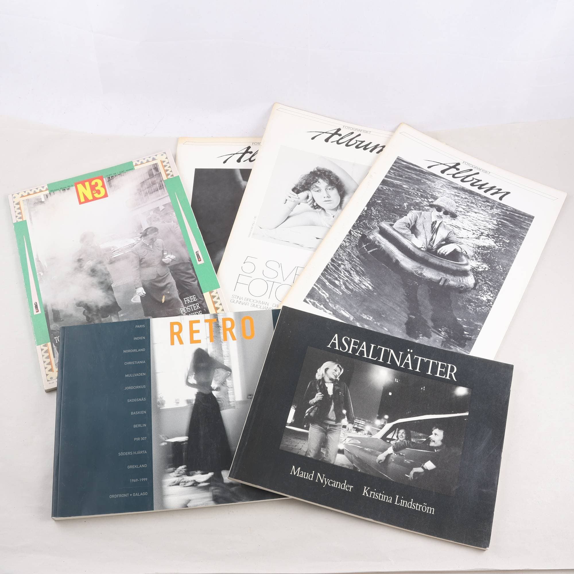 Svensk fotokonst, 1980-90-tal, bokpaket med 6 volymer