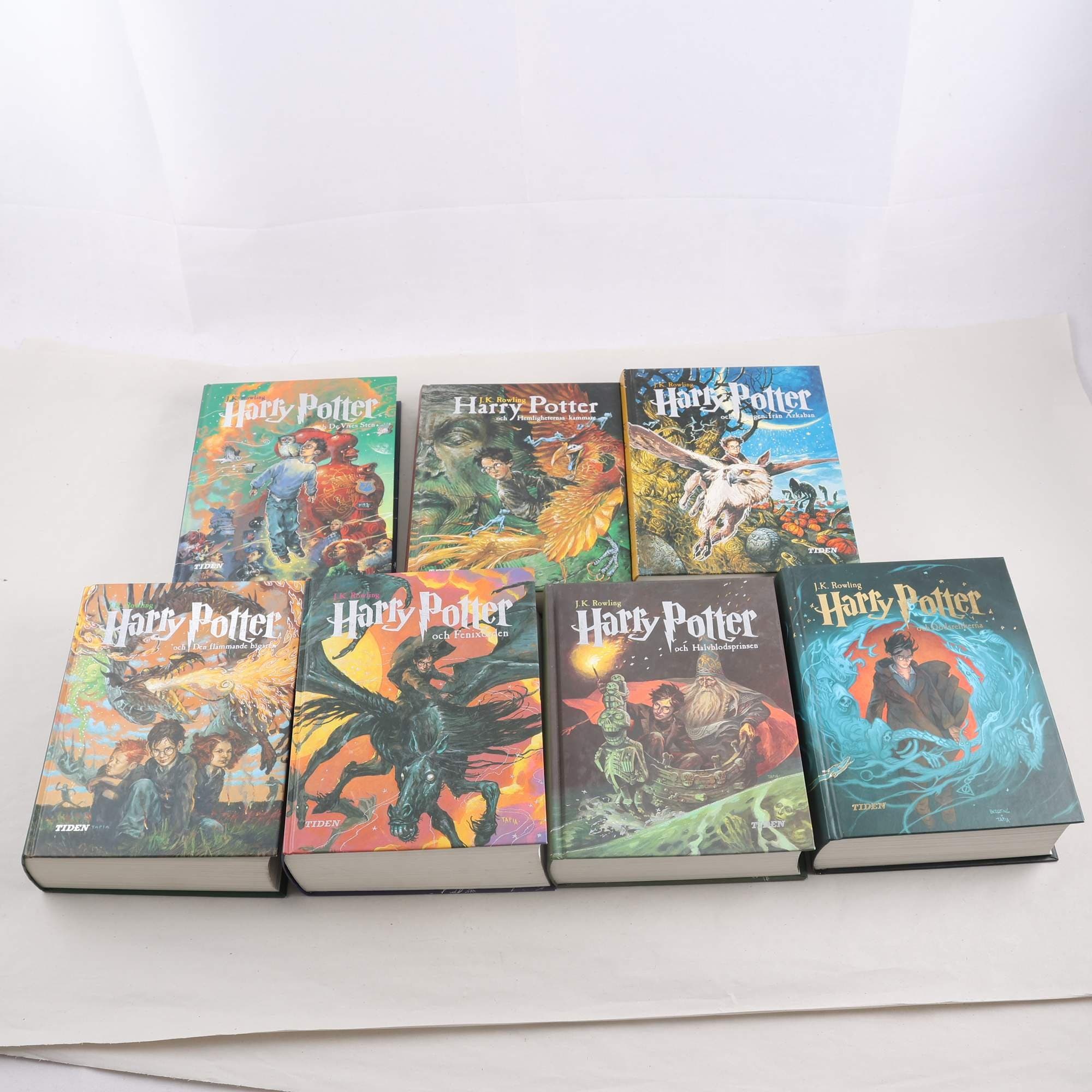 J. K. Rowling, Harry Potter, komplett serie med 7 volymer