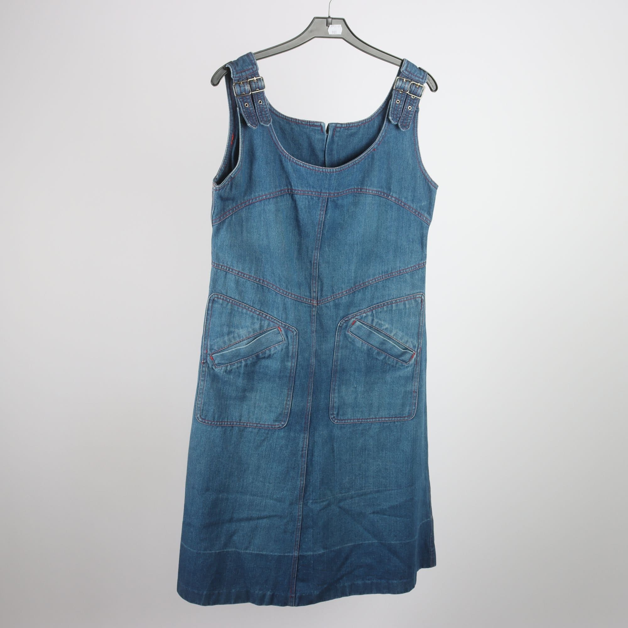 Jeansklänning, Okänt, blå, stl. 42