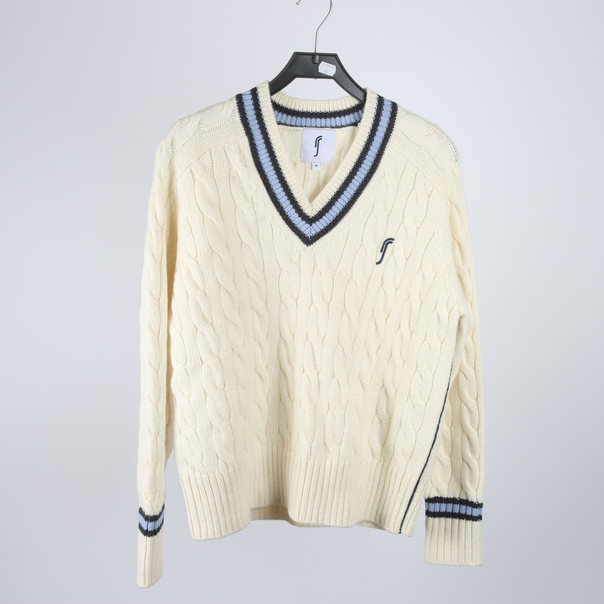 Tröja, RS Sport, offwhite, blå, stl. M