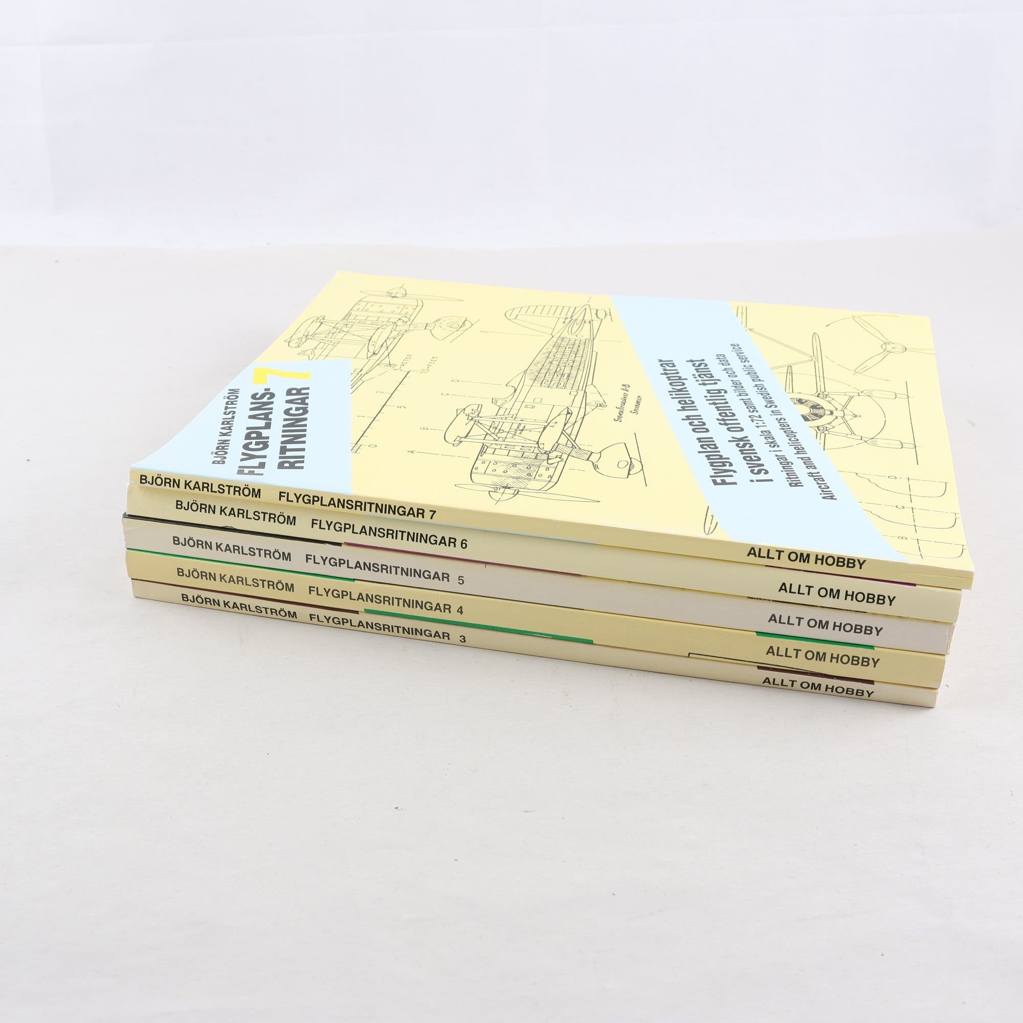 Björn Karlström, Flygplansritningar, Vol. 3-7
