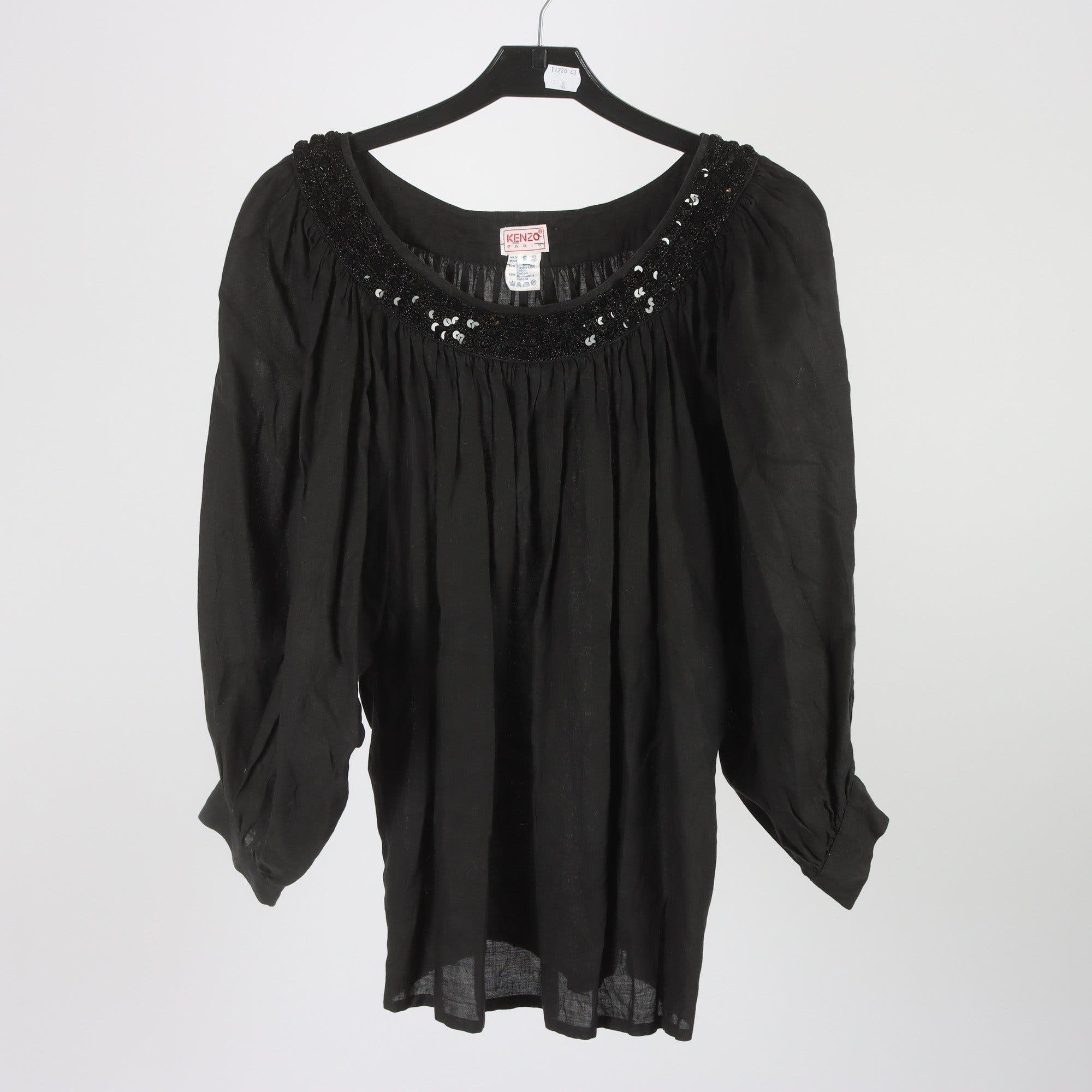 Blus, Kenzo Paris, svart, stl. S