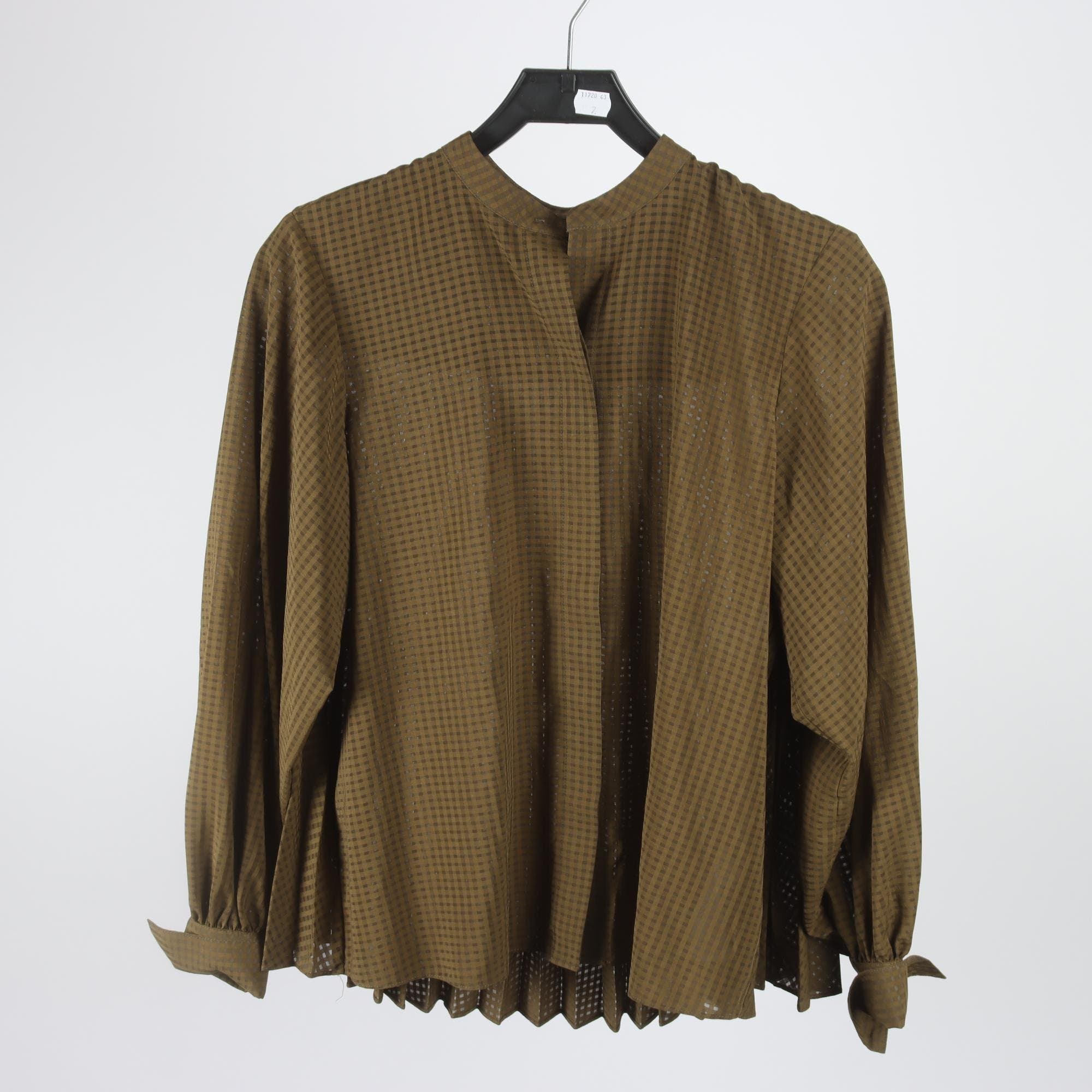 Blus, Samsøe Samsøe, grön, stl. S/M