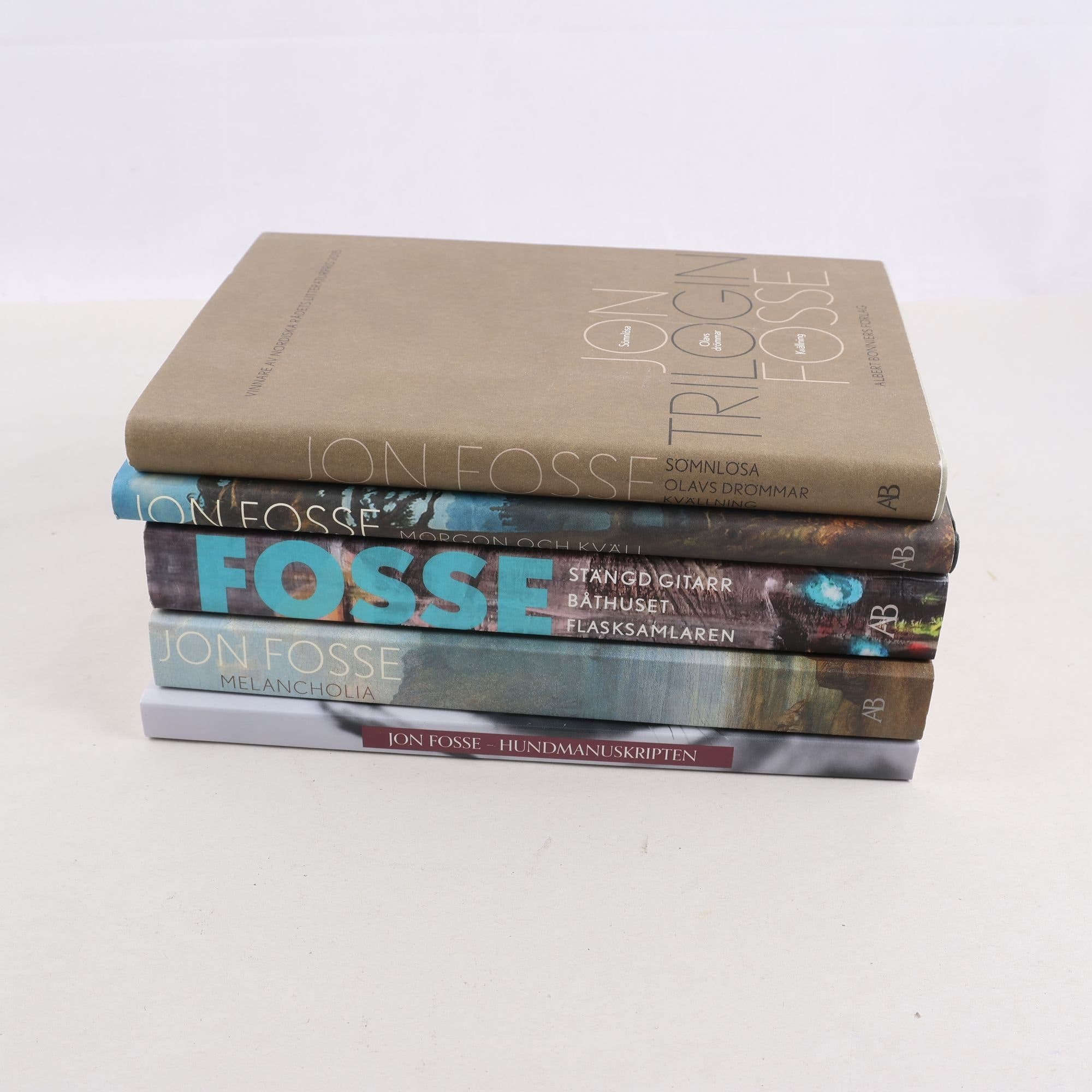 Jon Fosse, bokpaket med 5 volymer