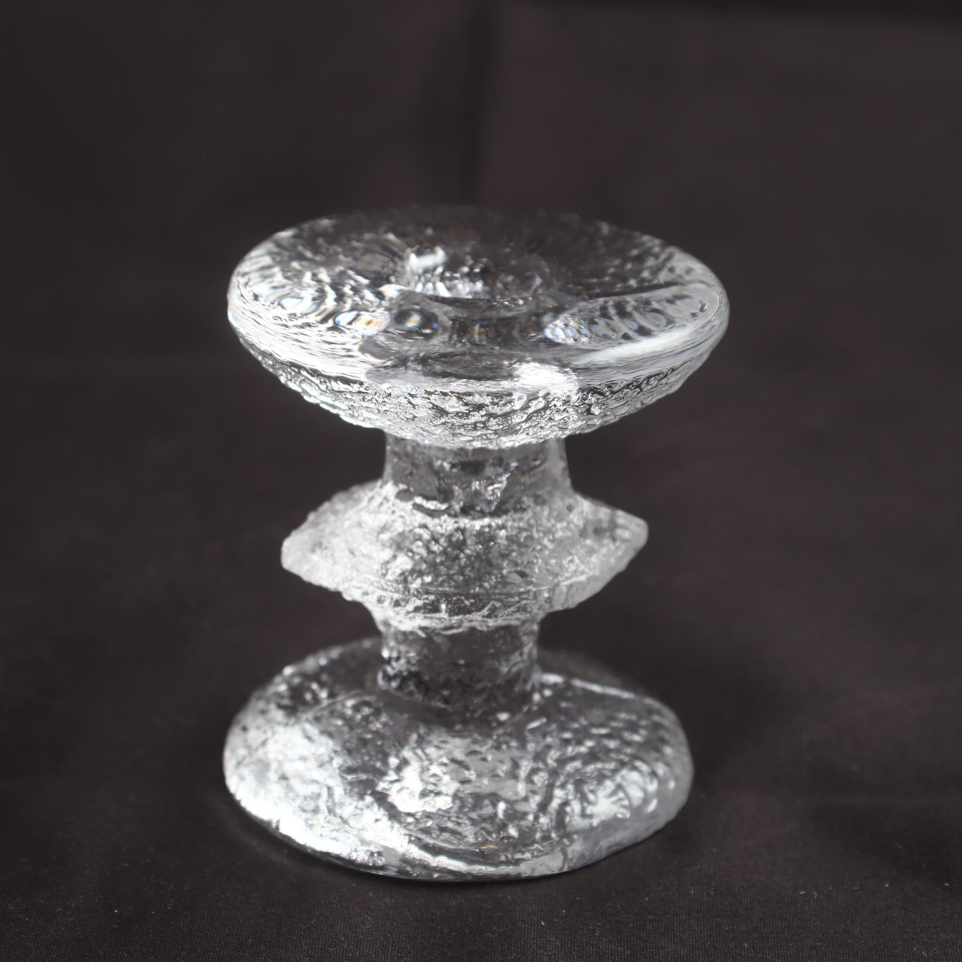 Ljusstake, glas, ”Festivo” Timo Sarpaneva, Iittala