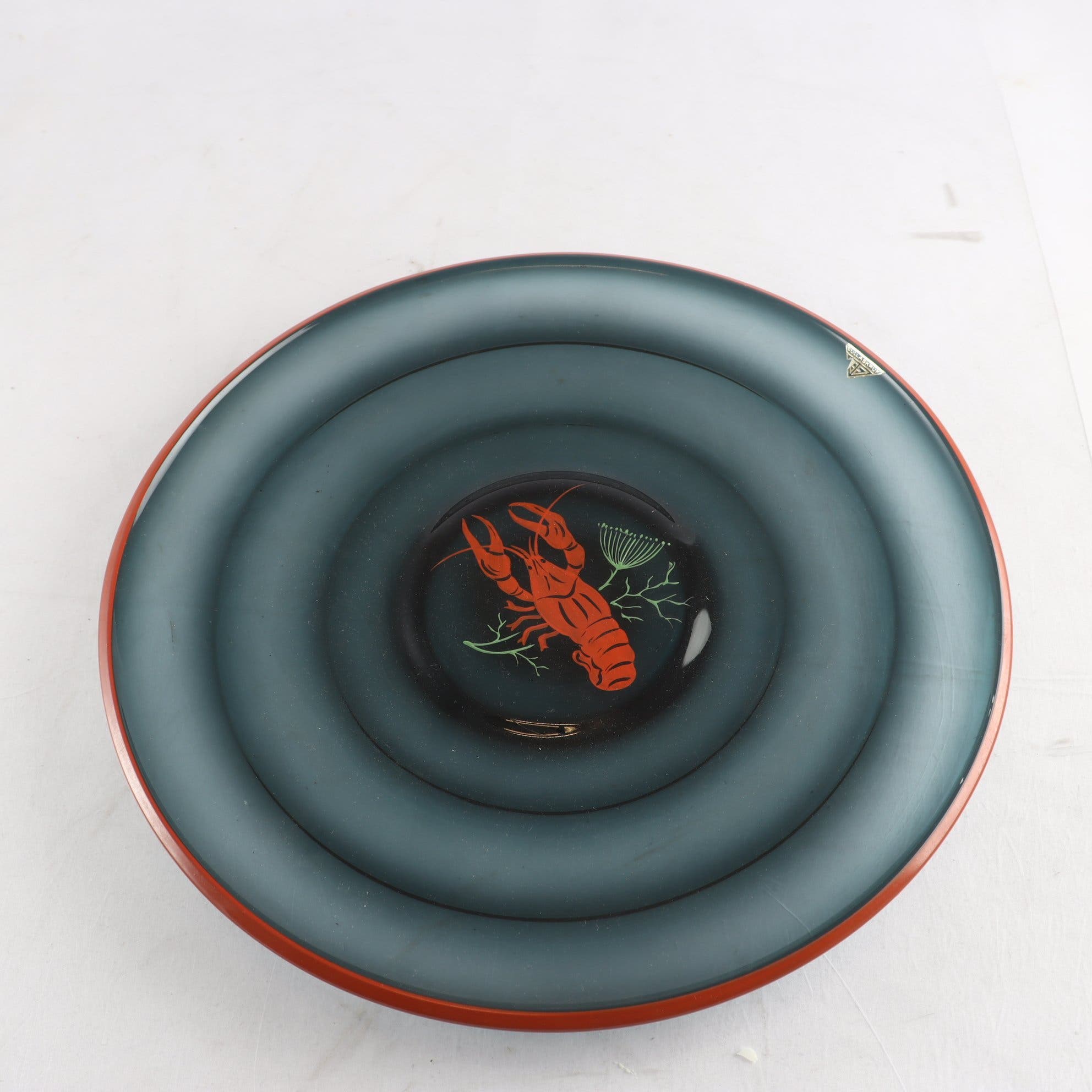 Serveringsfat, glas, Hugo Gehlin, Gullaskruf. Samfraktas ej.