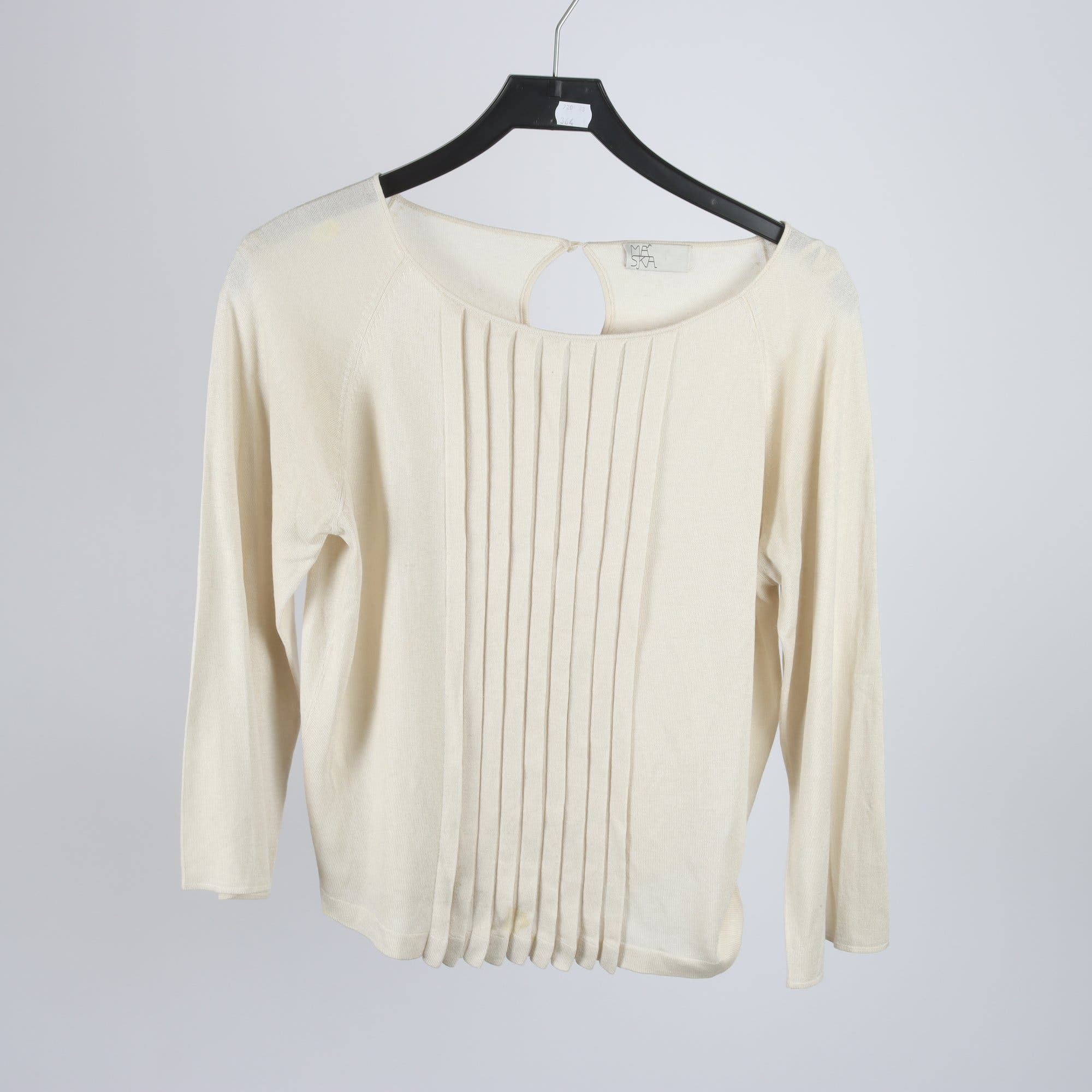Tröja, Maska, beige, cashmere, silke, stl. M.