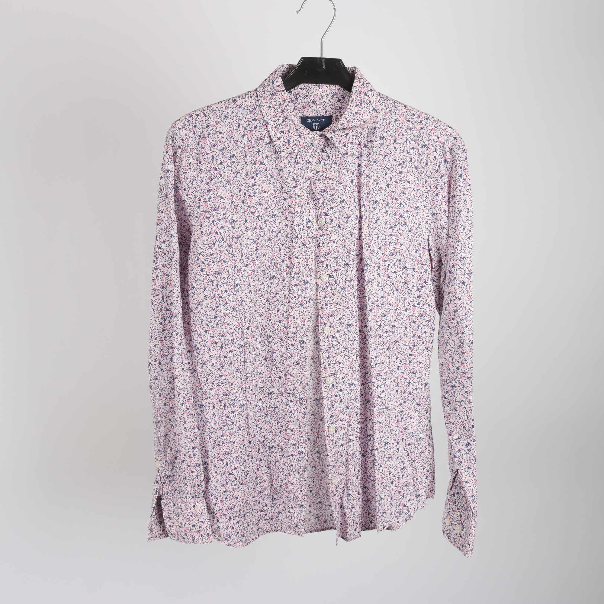 Skjorta, Gant, 2-pack, blommig, rosa, blå, stl. 36.