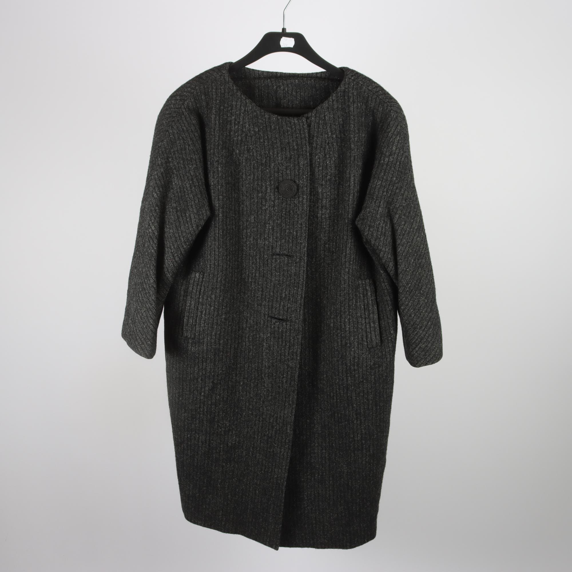 Kappa, Harris Tweed, gråspräcklig, 100% ull, stl. ca. M.