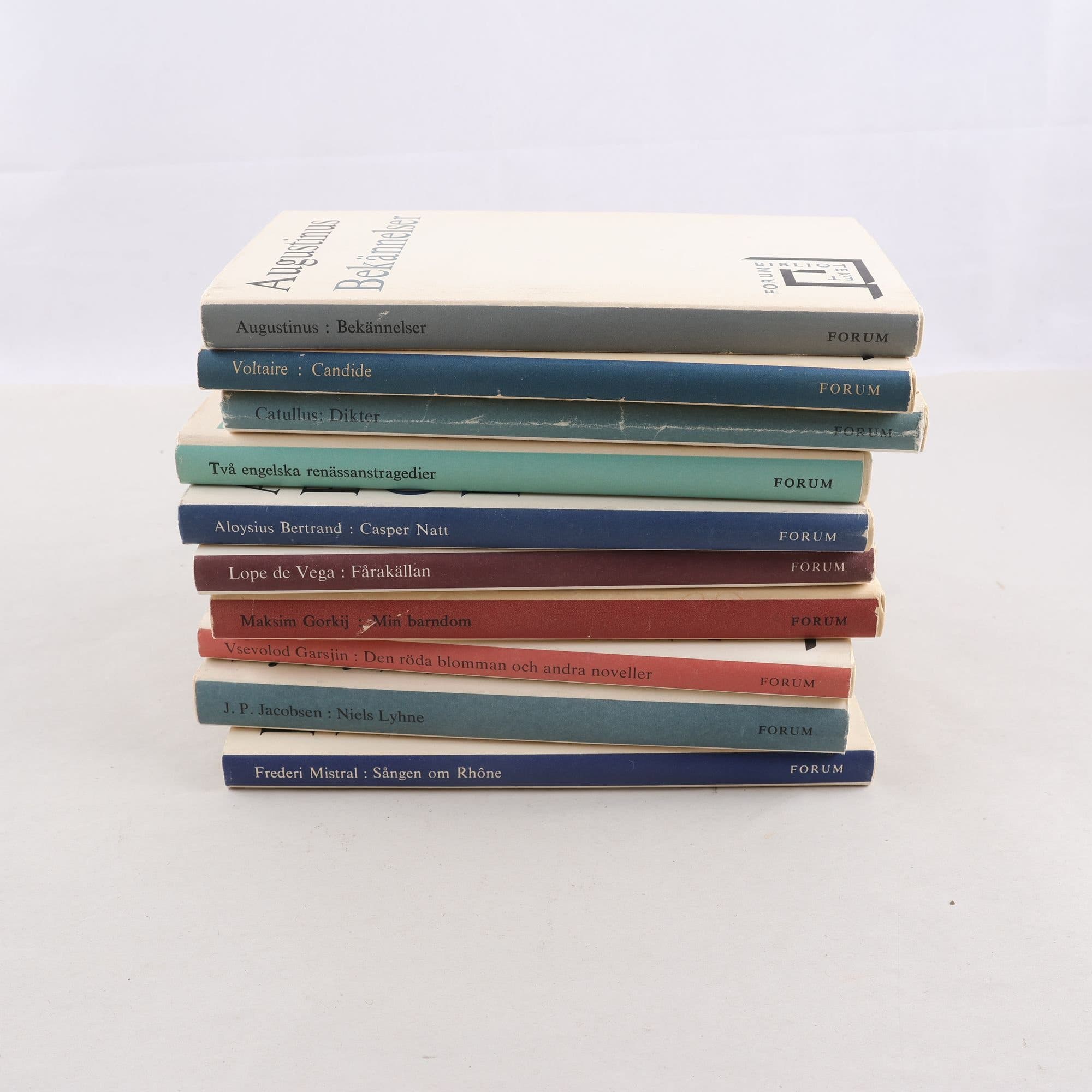 Forumbiblioteket, bokpaket med 10 klassiker