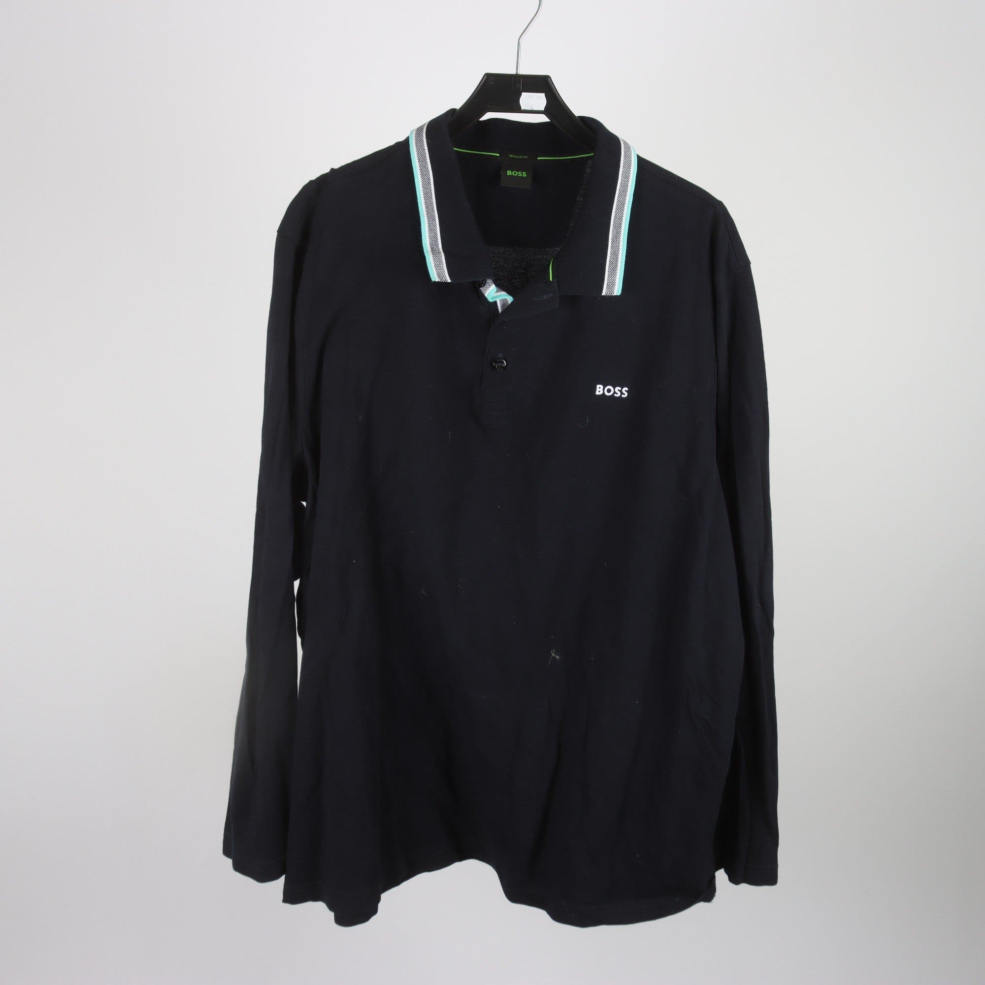 Piké, Hugo Boss, blå, stl. 5XL.