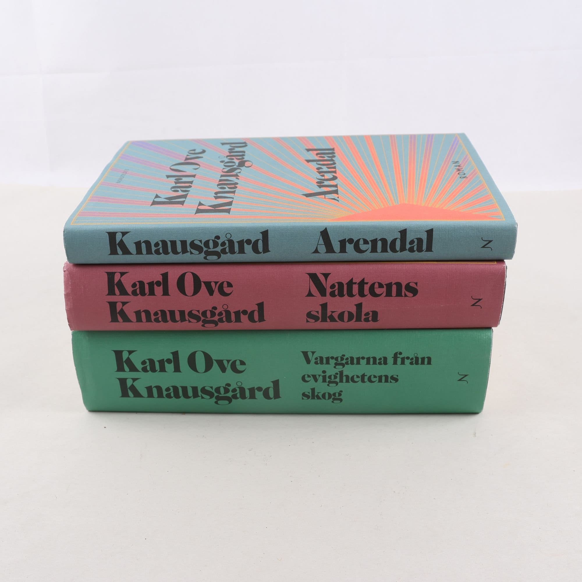 Karl Ove Knausgård, bokpaket med 3 volymer