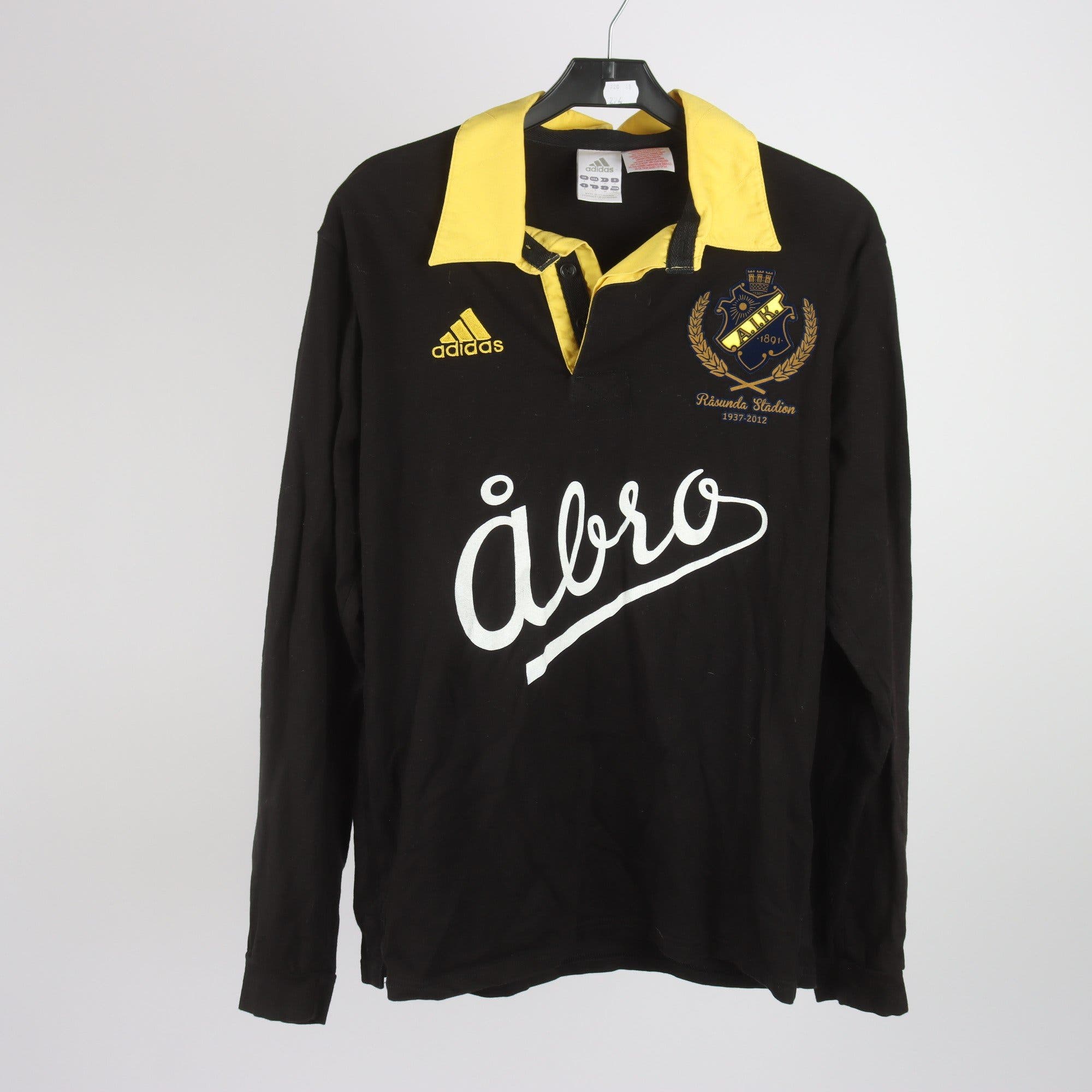 Sporttröja, Adidas, AIK, svart, stl. S/M.