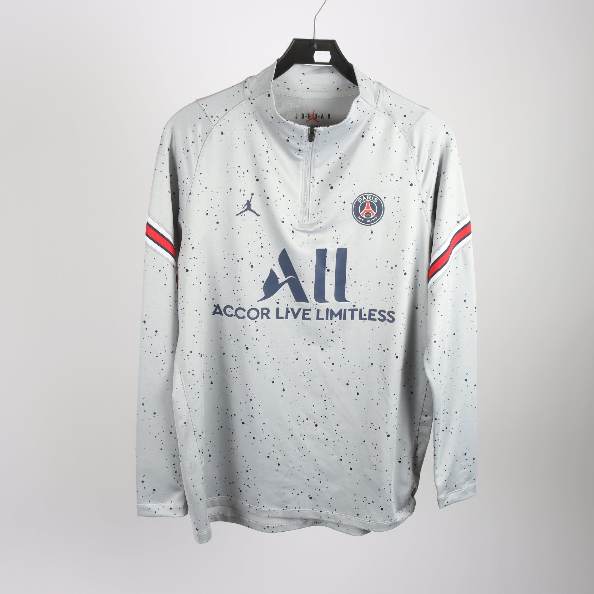 Sporttröja, Nike, Paris Saint-Germain, Jordan, grå, stl. L.