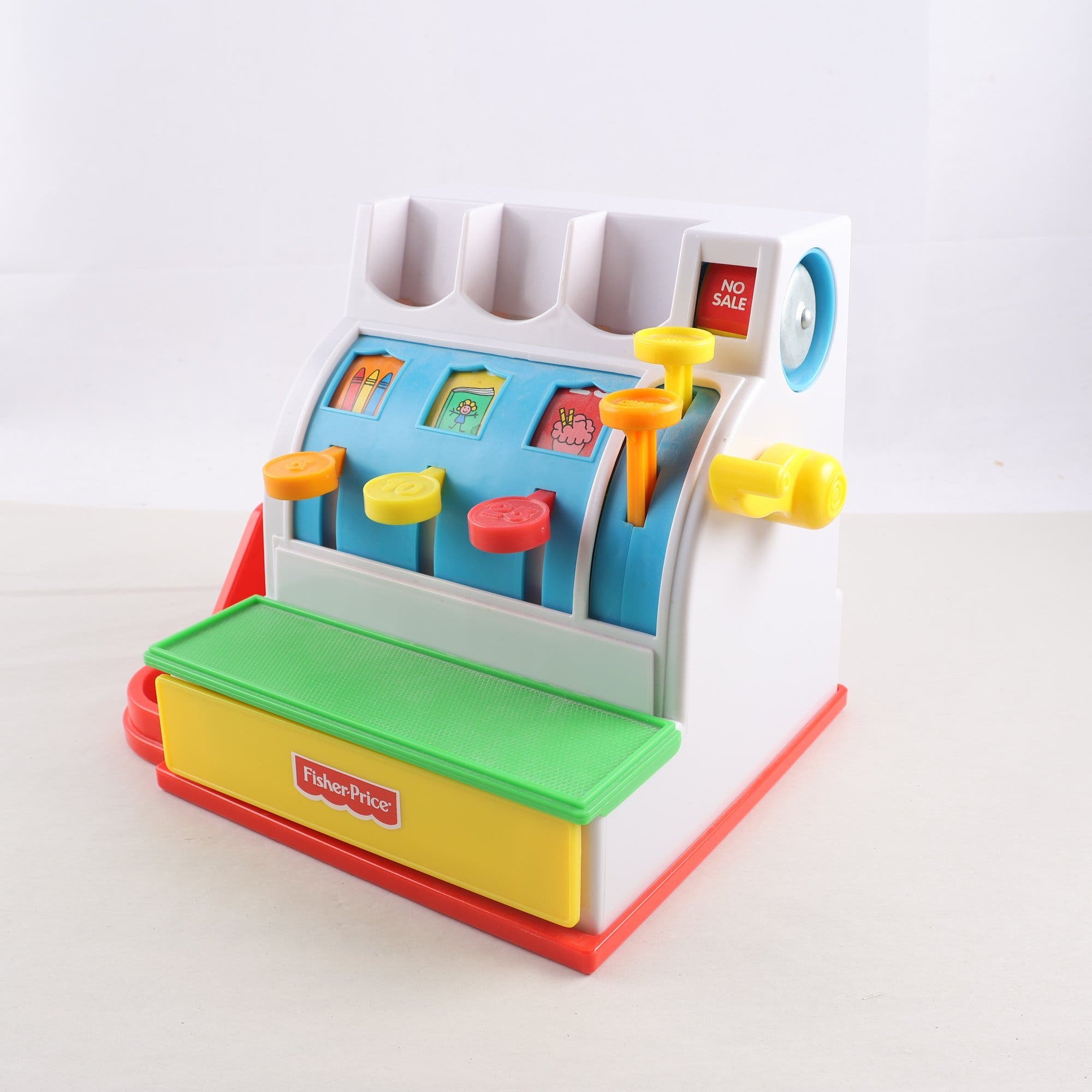 Leksak, kassaapparat, Fisher-Price. Samfraktas ej
