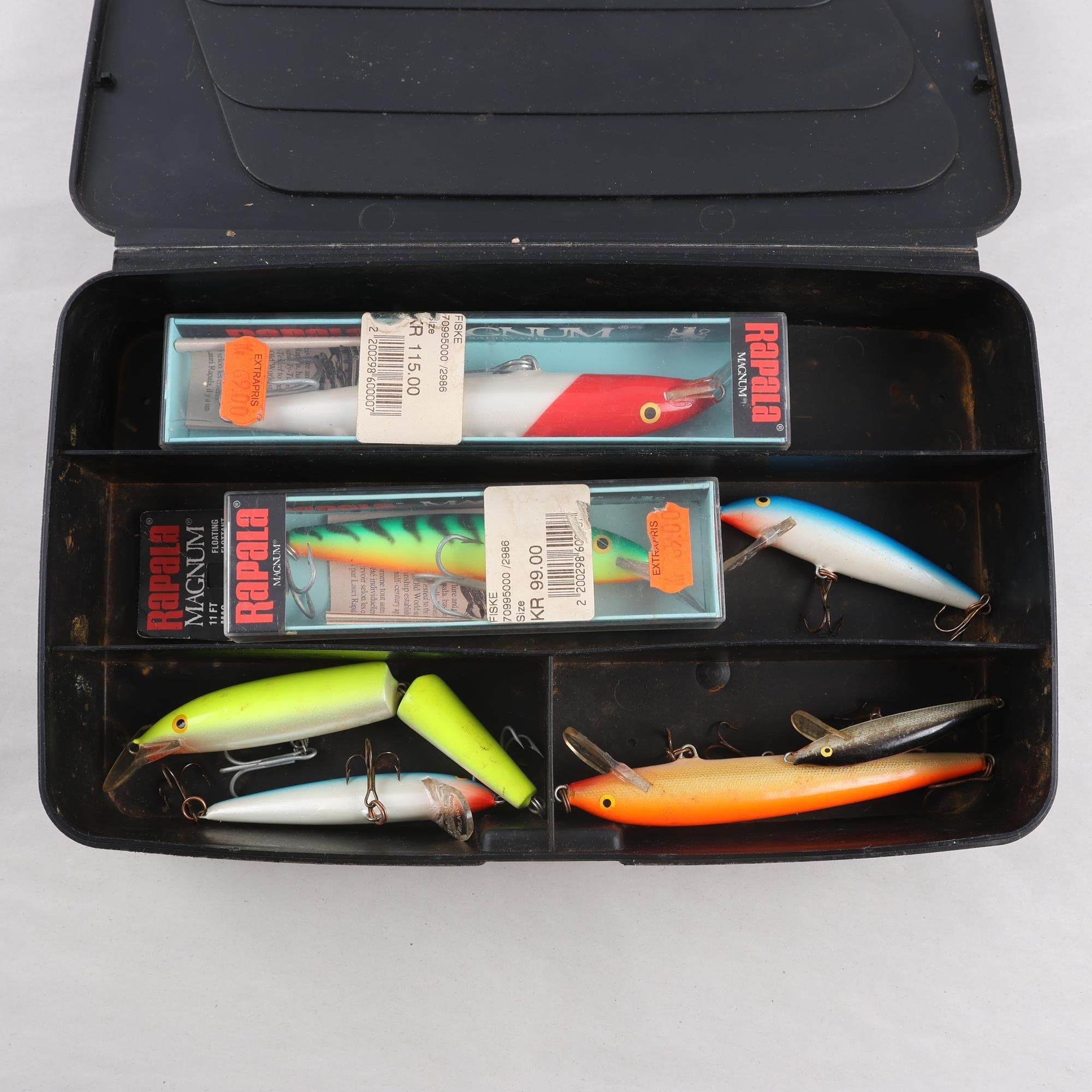 Fiskedrag, Rapala, blandat.