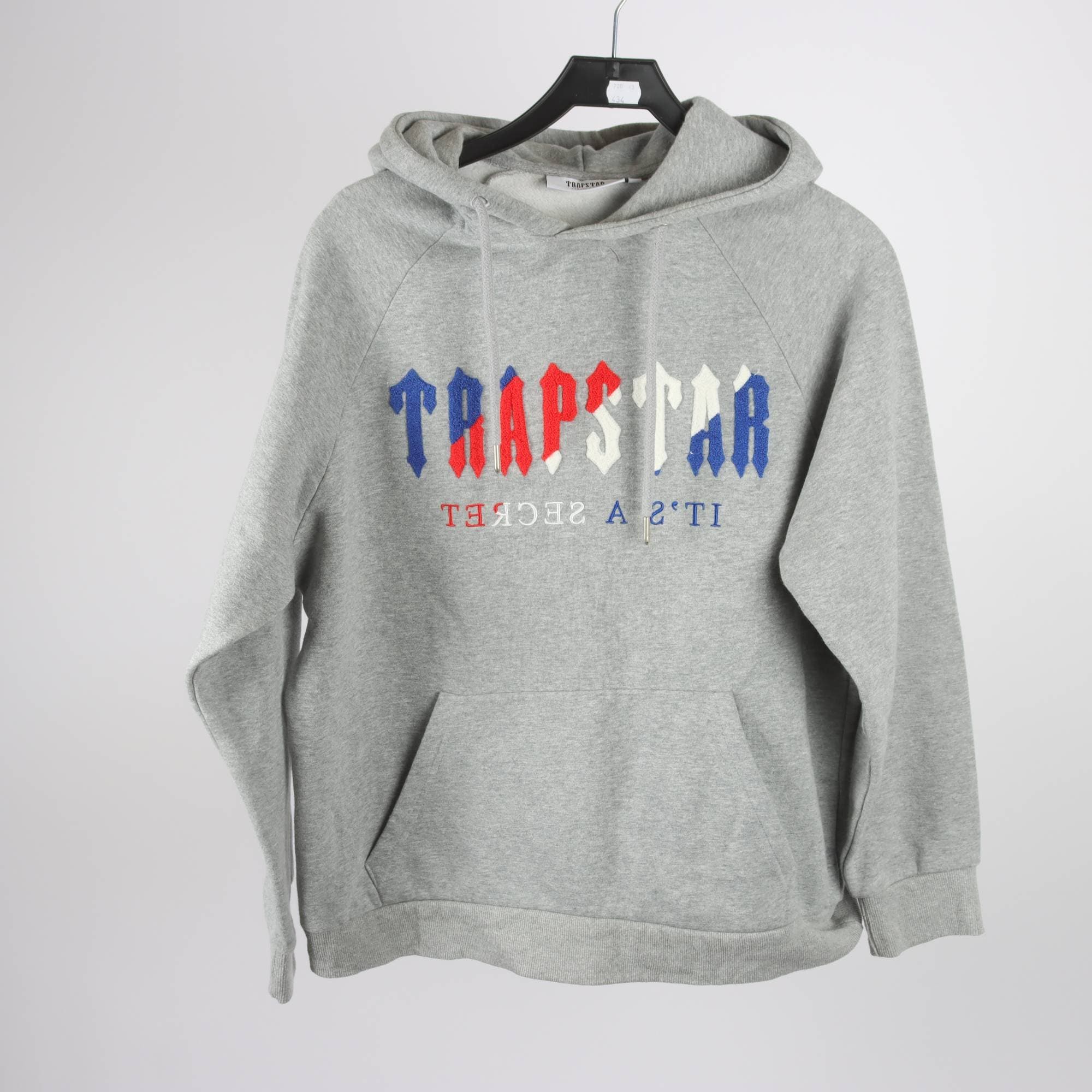Hoodie, Trapstar, grå, stl. L.