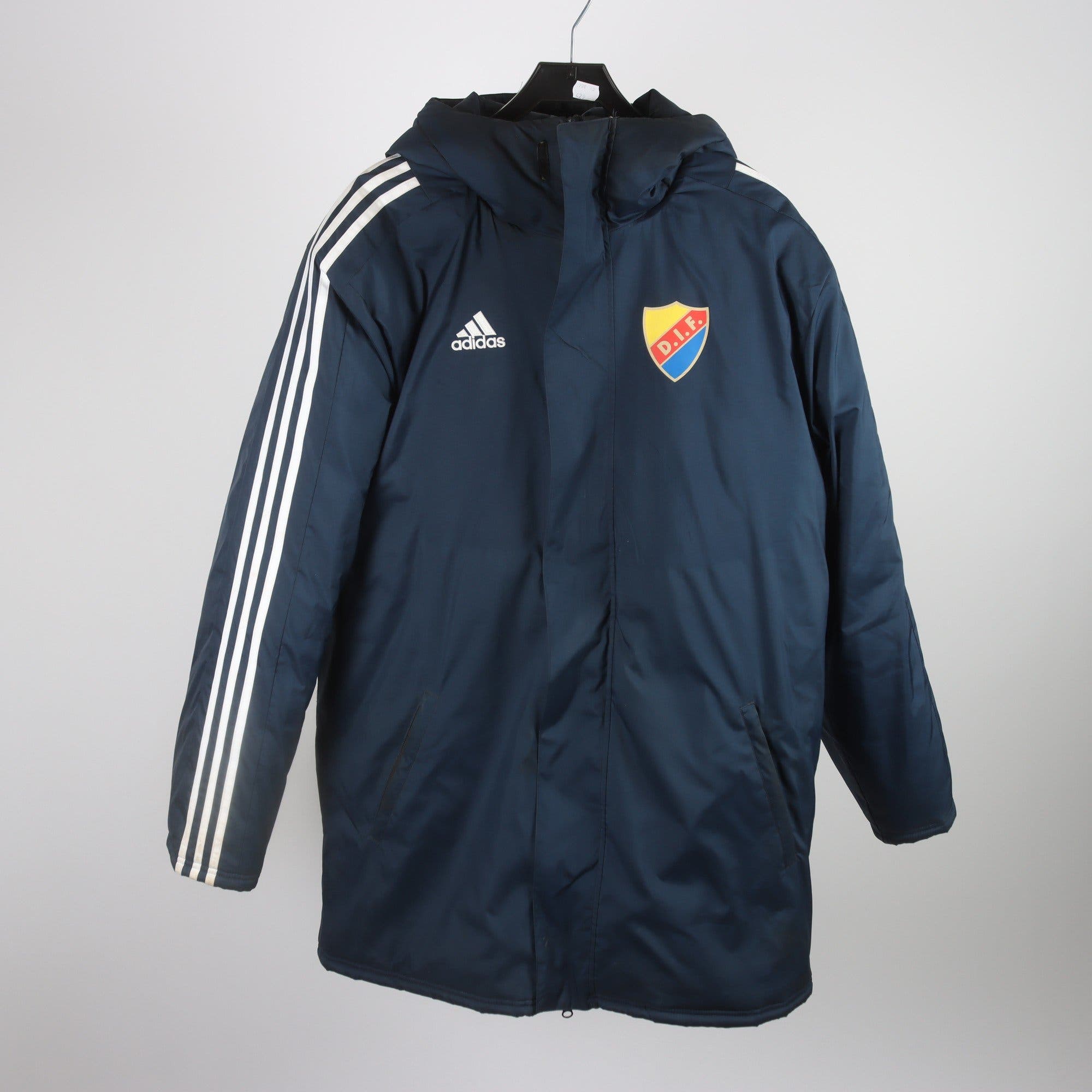 Vinterjacka, Adidas, DIF, Djurgården, blå, stl. L.